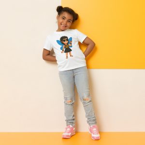 Death Metal Fee T-Shirt mit Rundhalsausschnitt für Kinder