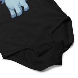 Blaues Einhorn Baby-Jersey-Body