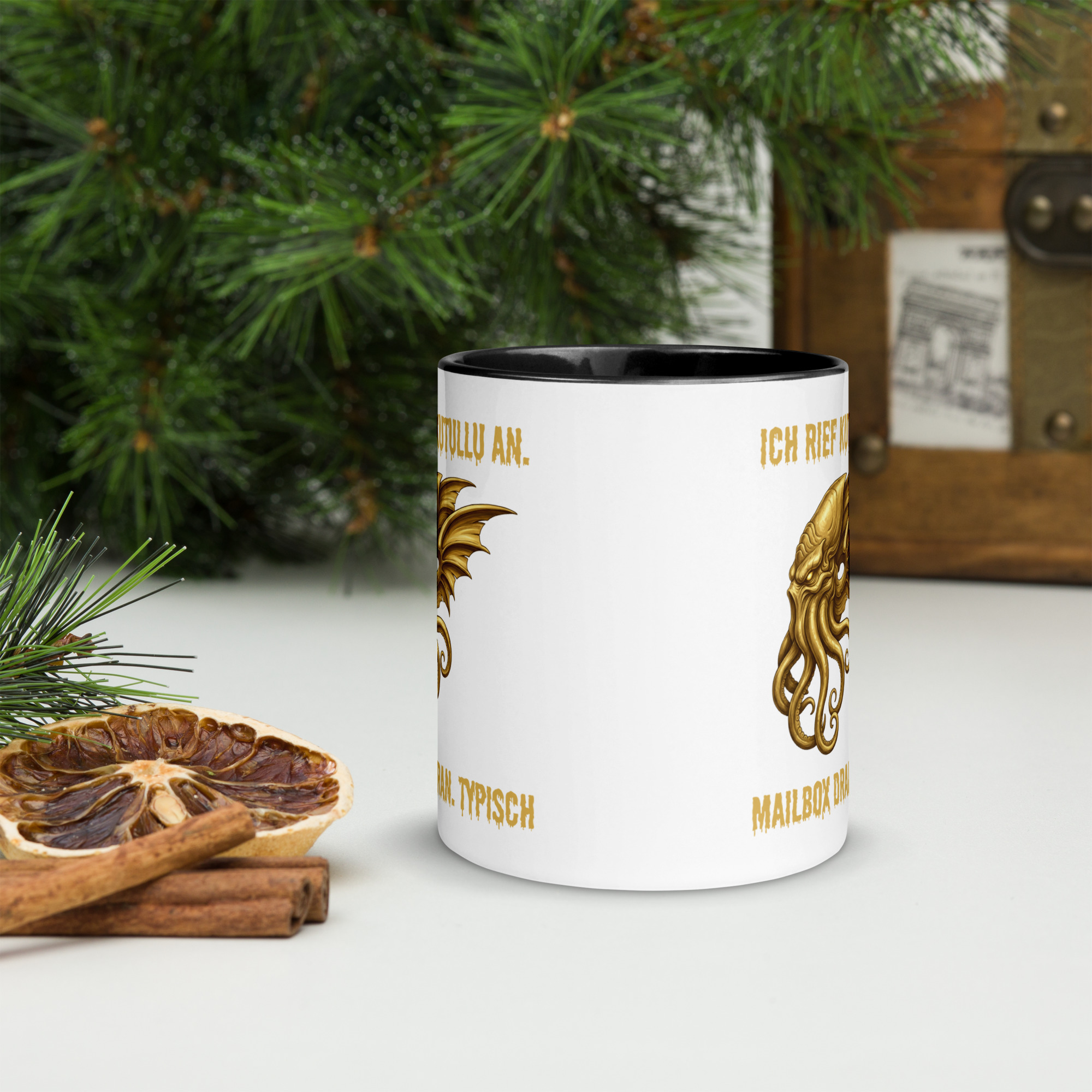 Kutullu Mailbox Tasse mit farbiger Innenseite – Bild 4