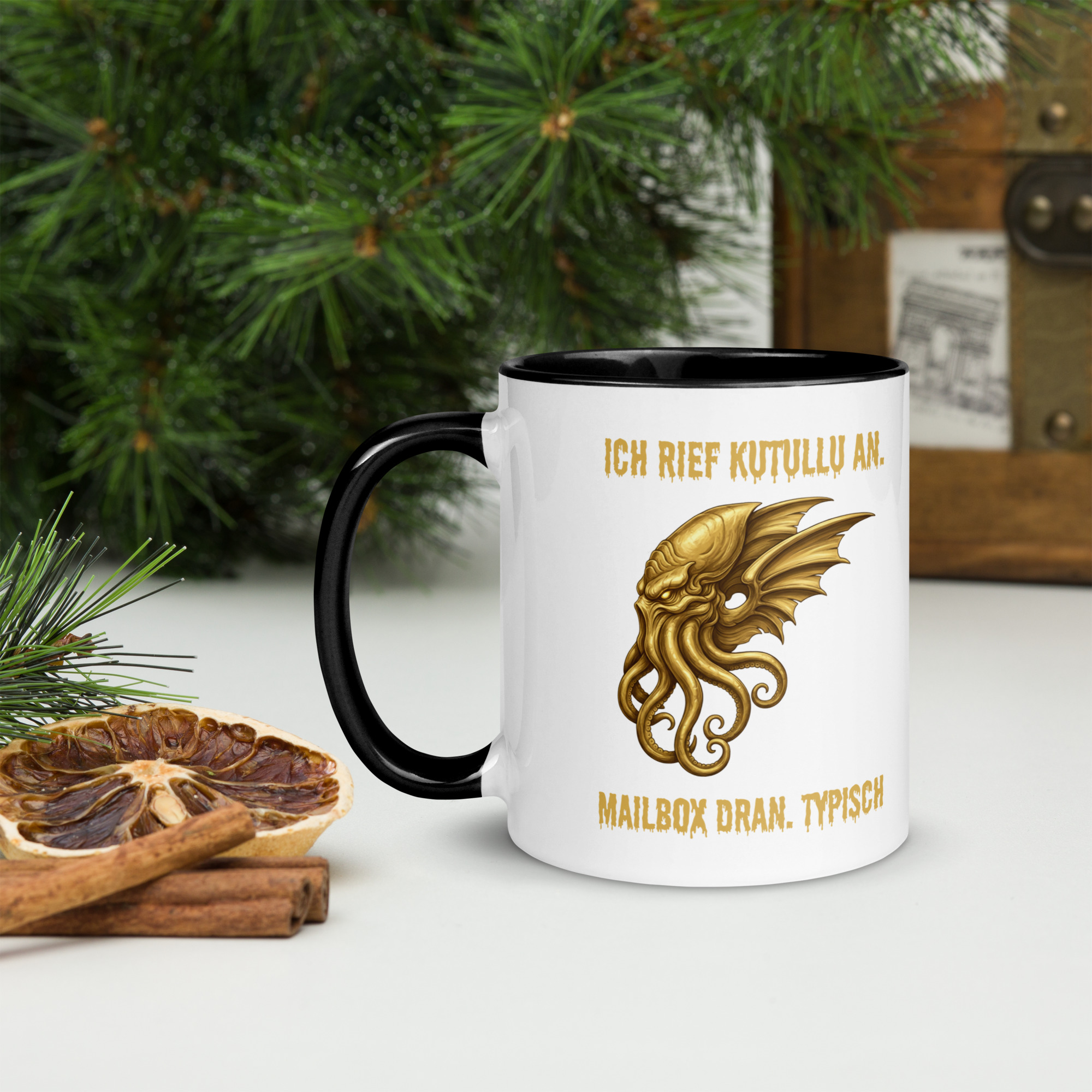 Kutullu Mailbox Tasse mit farbiger Innenseite – Bild 2