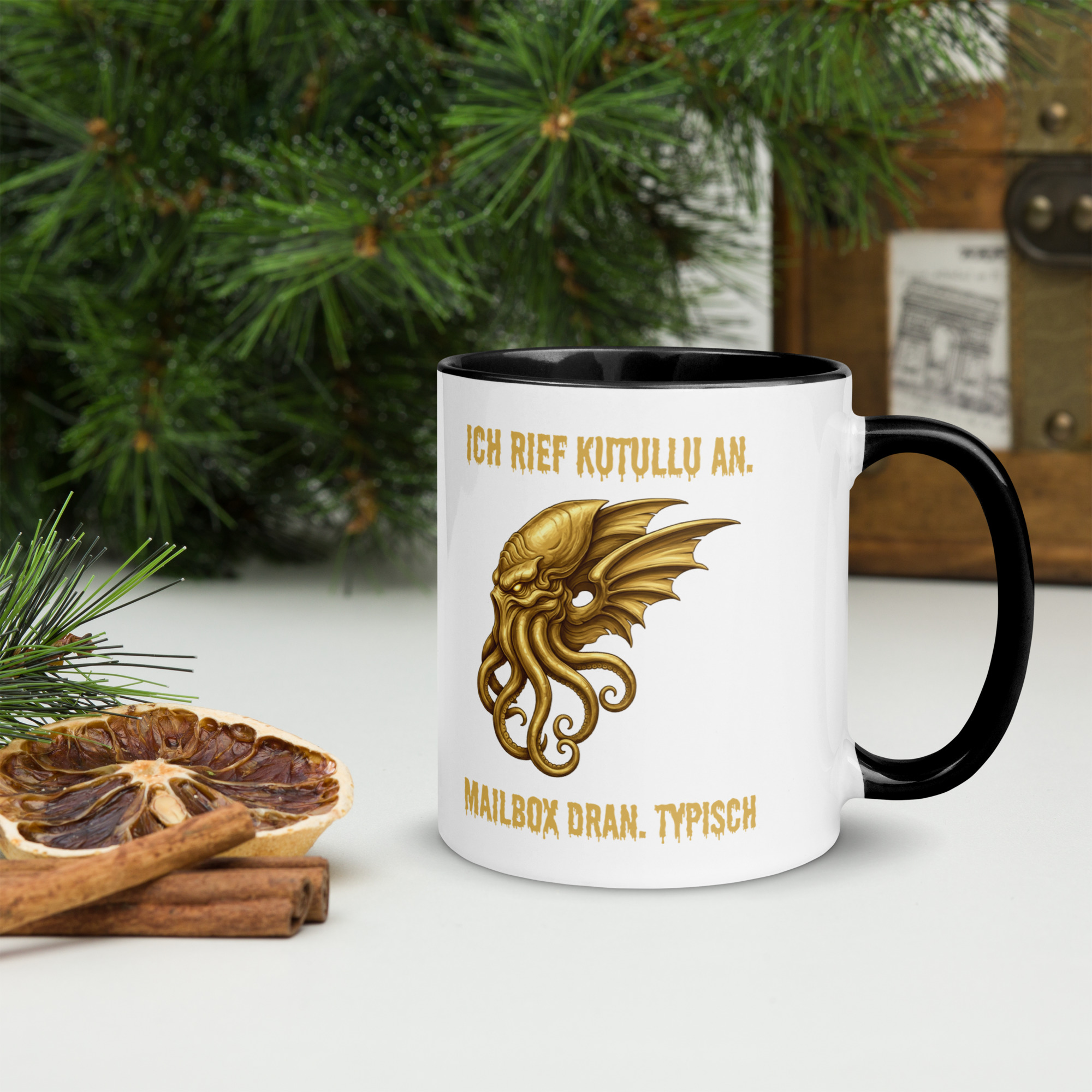 Kutullu Mailbox Tasse mit farbiger Innenseite – Bild 3