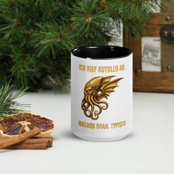 Kutullu Mailbox Tasse mit farbiger Innenseite