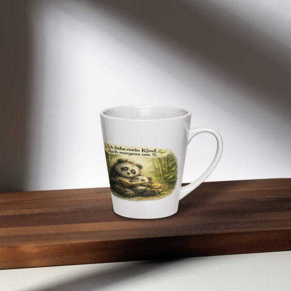 Milchkaffeetasse Elternliebe Großer Panda