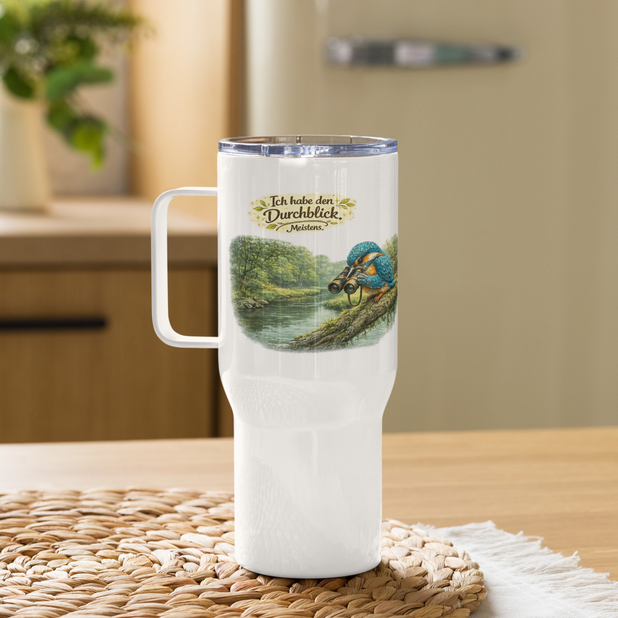 Reisebecher mit Griff Eisvogel mit Durchblick 3 Reisebecher mit Griff Eisvogel mit Durchblick – Bild 3