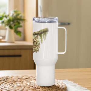 Reisebecher mit Griff chillendes Faultier