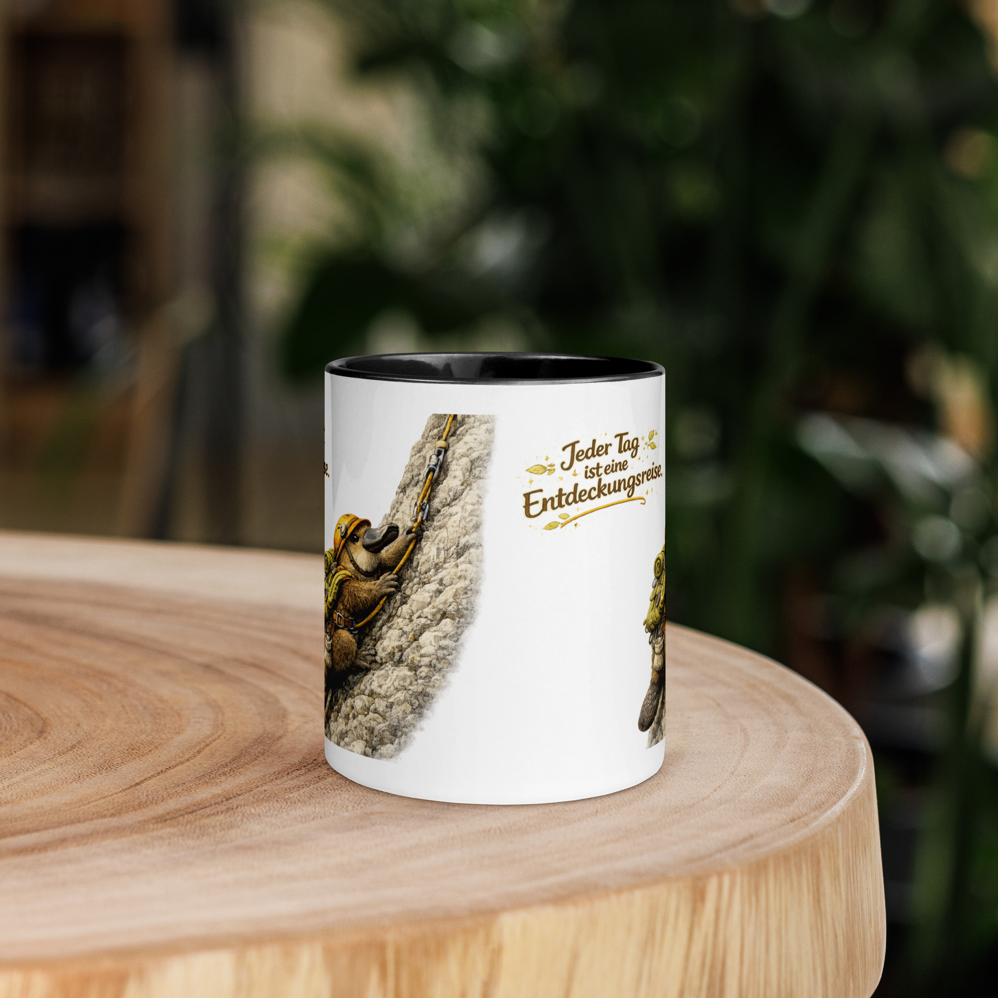 Tasse mit farbiger Innenseite für Kinder Schnabeltier auf Entdeckungsreise 2 Tasse mit farbiger Innenseite für Kinder Schnabeltier auf Entdeckungsreise – Bild 2