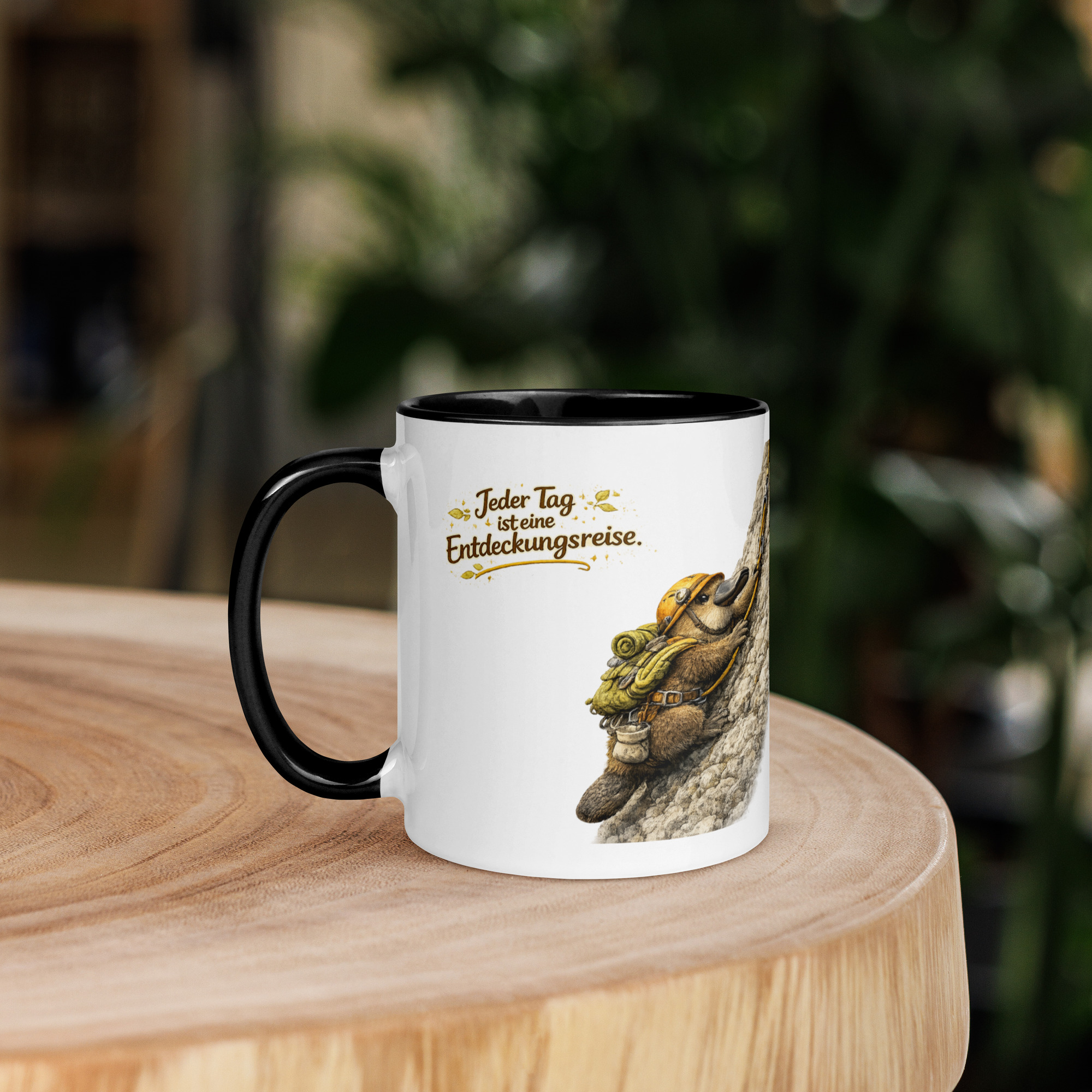 Tasse mit farbiger Innenseite für Kinder Schnabeltier auf Entdeckungsreise 3 Tasse mit farbiger Innenseite für Kinder Schnabeltier auf Entdeckungsreise – Bild 3