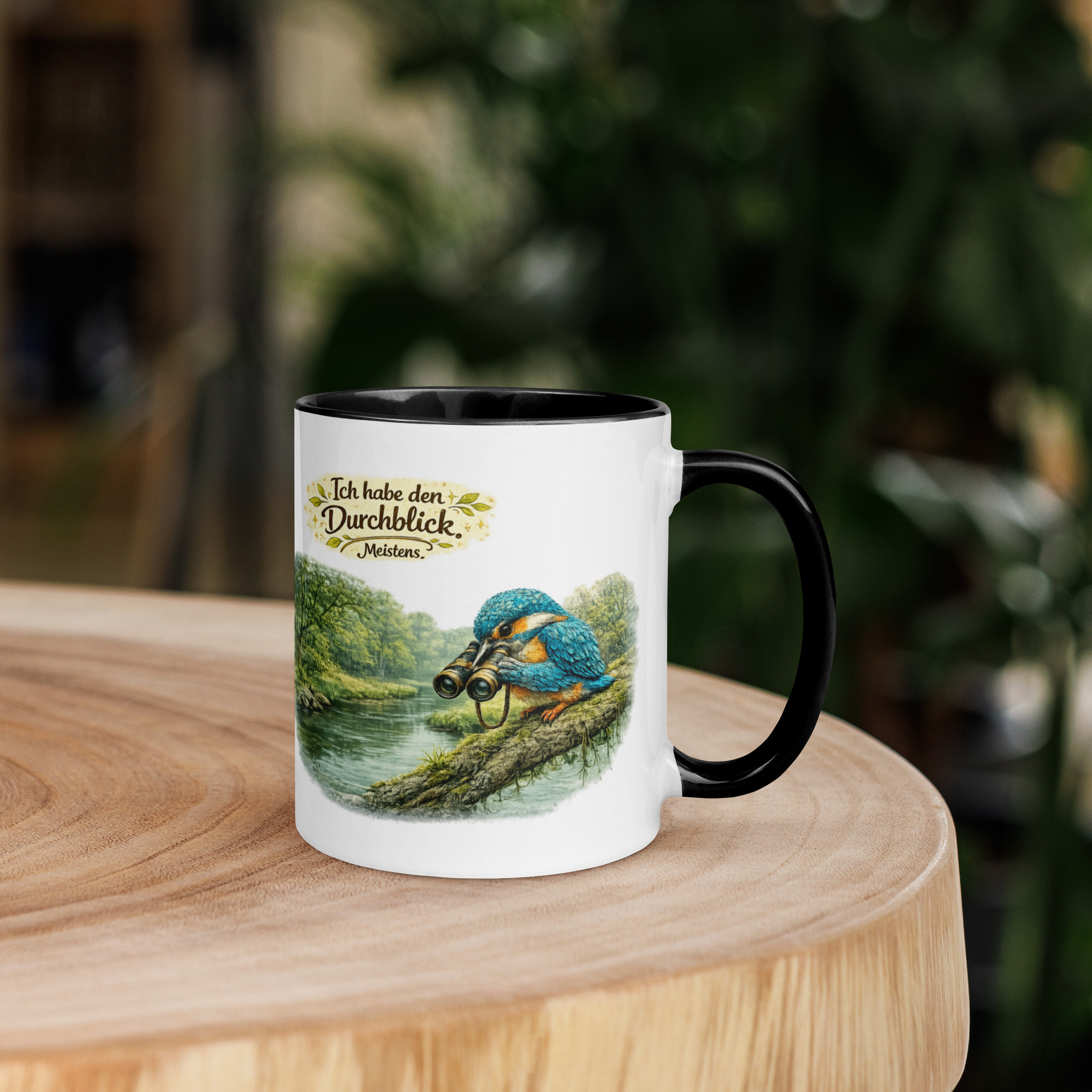 Tasse mit farbiger Innenseite Eisvogel mit Durchblick 4 Tasse mit farbiger Innenseite Eisvogel mit Durchblick – Bild 4