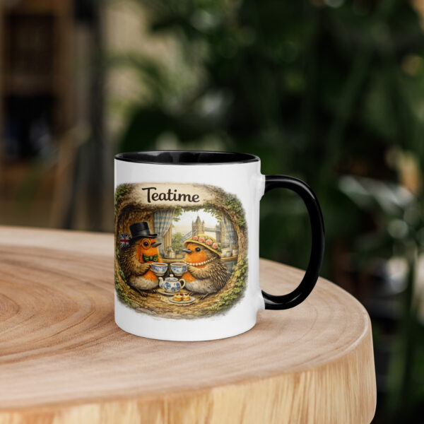 Tasse mit farbiger Innenseite Teatime