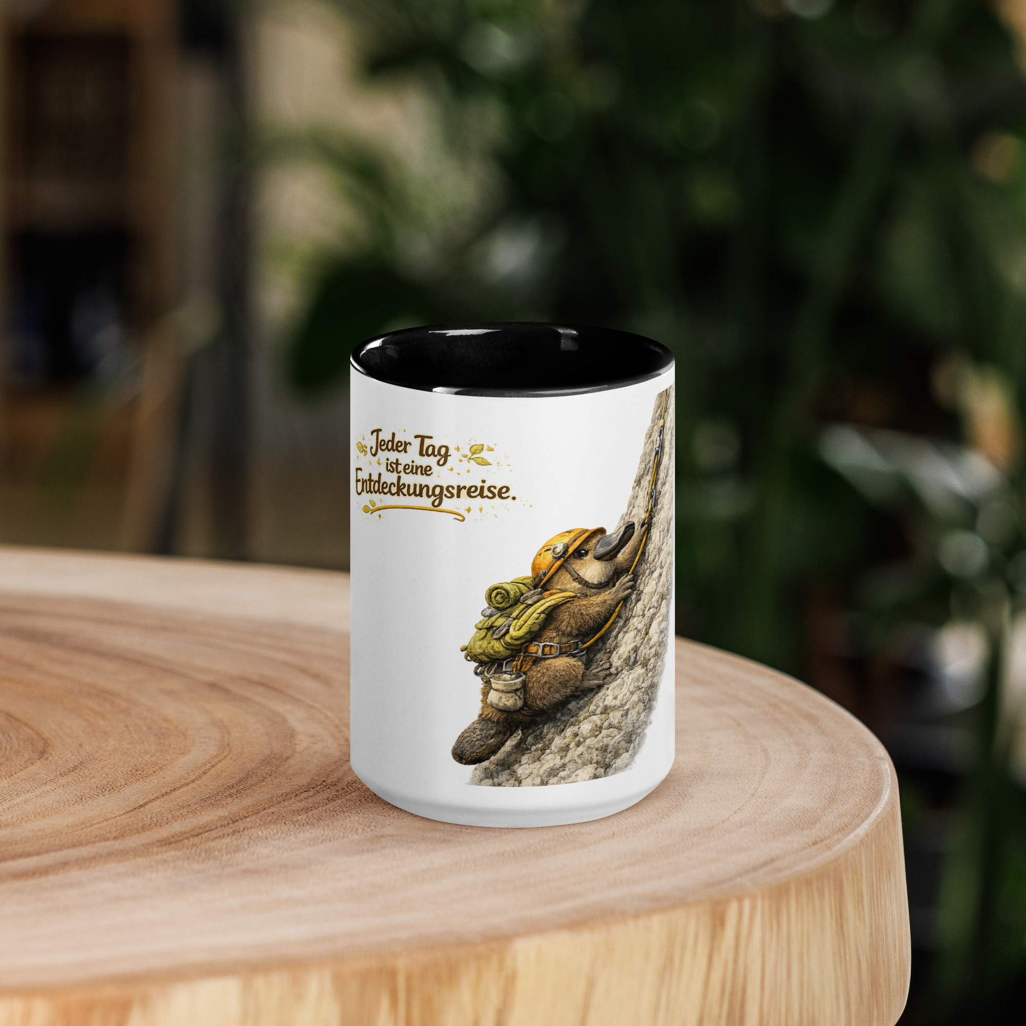 Tasse mit farbiger Innenseite für Kinder Schnabeltier auf Entdeckungsreise 4 Tasse mit farbiger Innenseite für Kinder Schnabeltier auf Entdeckungsreise – Bild 4