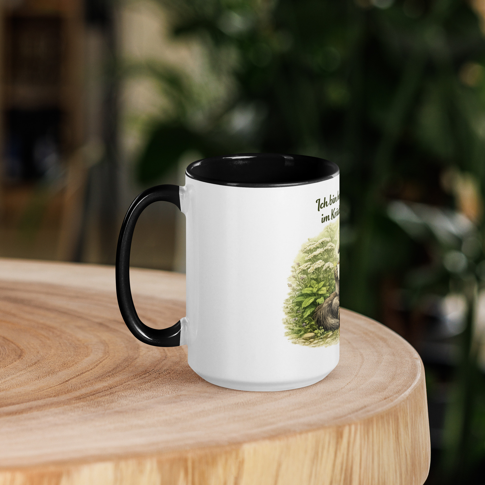 Tasse mit farbiger Innenseite Tee trinkender Ameisenbär 5 Tasse mit farbiger Innenseite Tee trinkender Ameisenbär – Bild 5