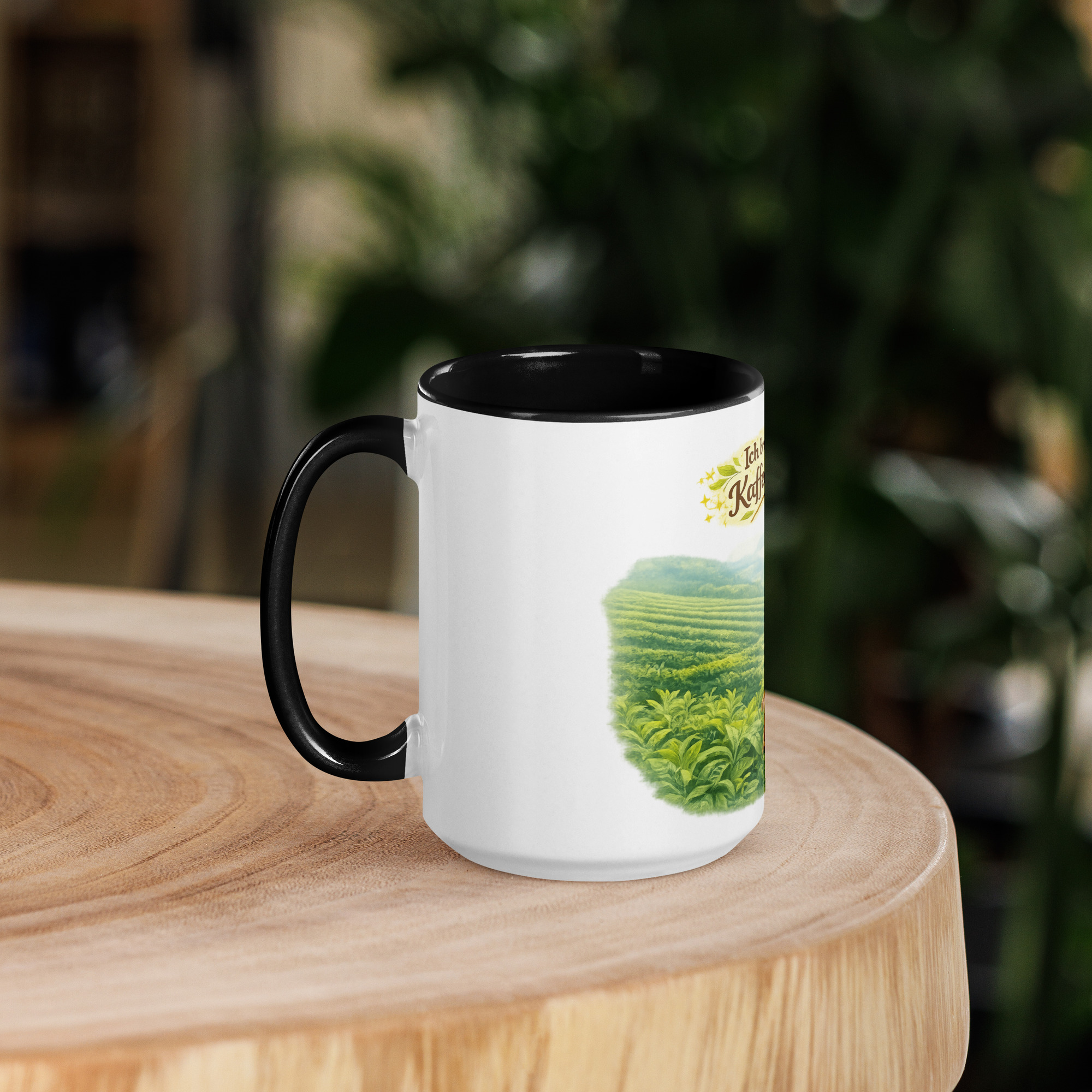 Tasse mit farbiger Innenseite Kaffee trinkende Teepflanze 5 Tasse mit farbiger Innenseite Kaffee trinkende Teepflanze – Bild 5