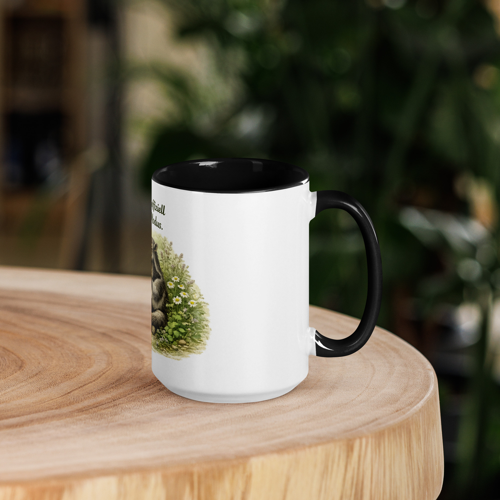 Tasse mit farbiger Innenseite Tee trinkender Ameisenbär 6 Tasse mit farbiger Innenseite Tee trinkender Ameisenbär – Bild 6