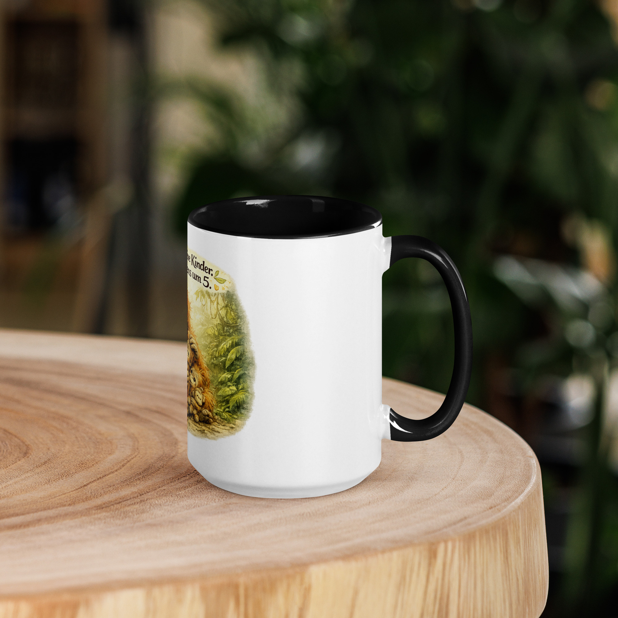 Tasse mit farbiger Innenseite Elternliebe Orang-Utan 6 Tasse mit farbiger Innenseite Elternliebe Orang-Utan – Bild 6