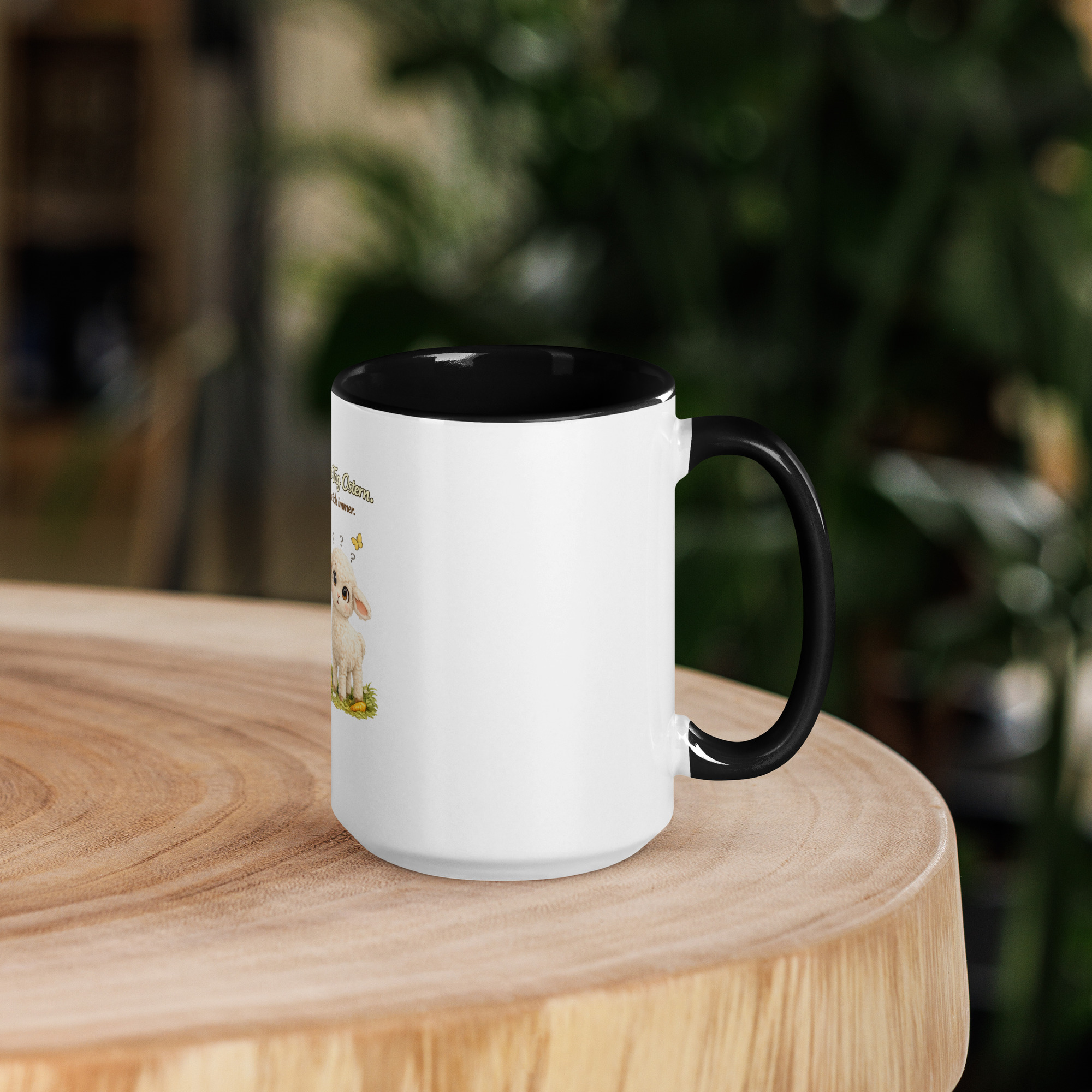 Tasse mit farbiger Innenseite Osterlamm 6 Tasse mit farbiger Innenseite Osterlamm – Bild 6