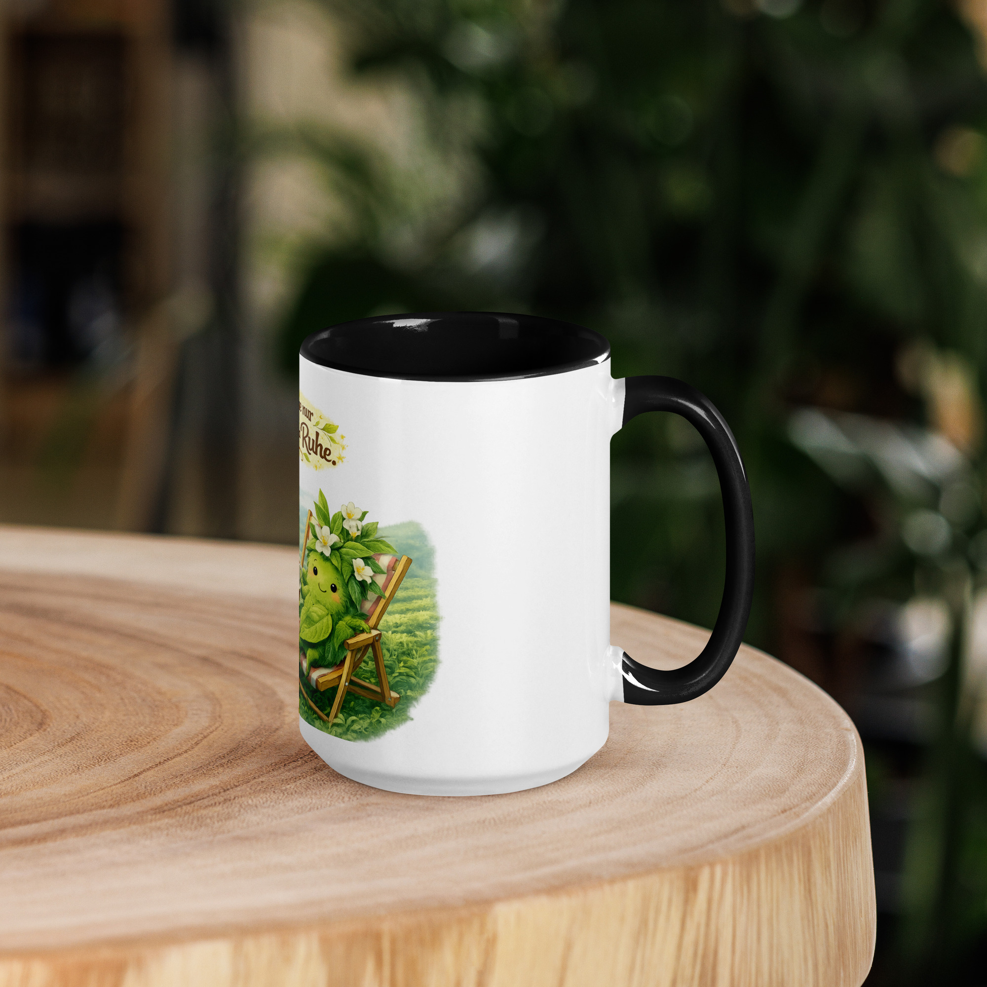 Tasse mit farbiger Innenseite Kaffee trinkende Teepflanze 6 Tasse mit farbiger Innenseite Kaffee trinkende Teepflanze – Bild 6