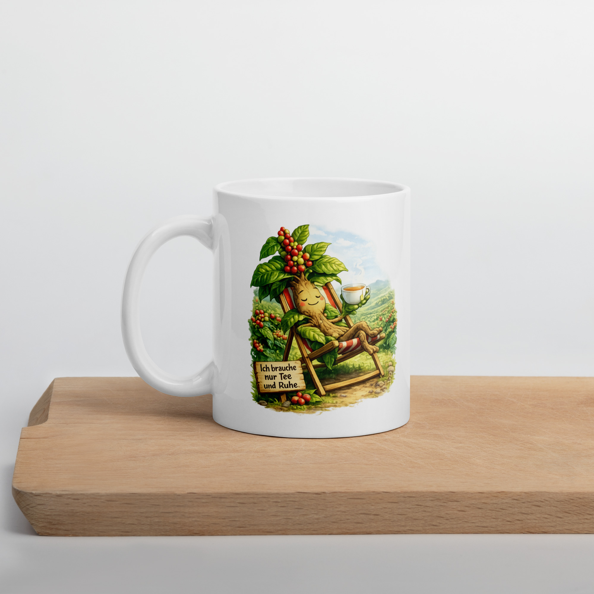 Tasse teetrinkende Kaffeepflanze 2 Tasse teetrinkende Kaffeepflanze – Bild 2