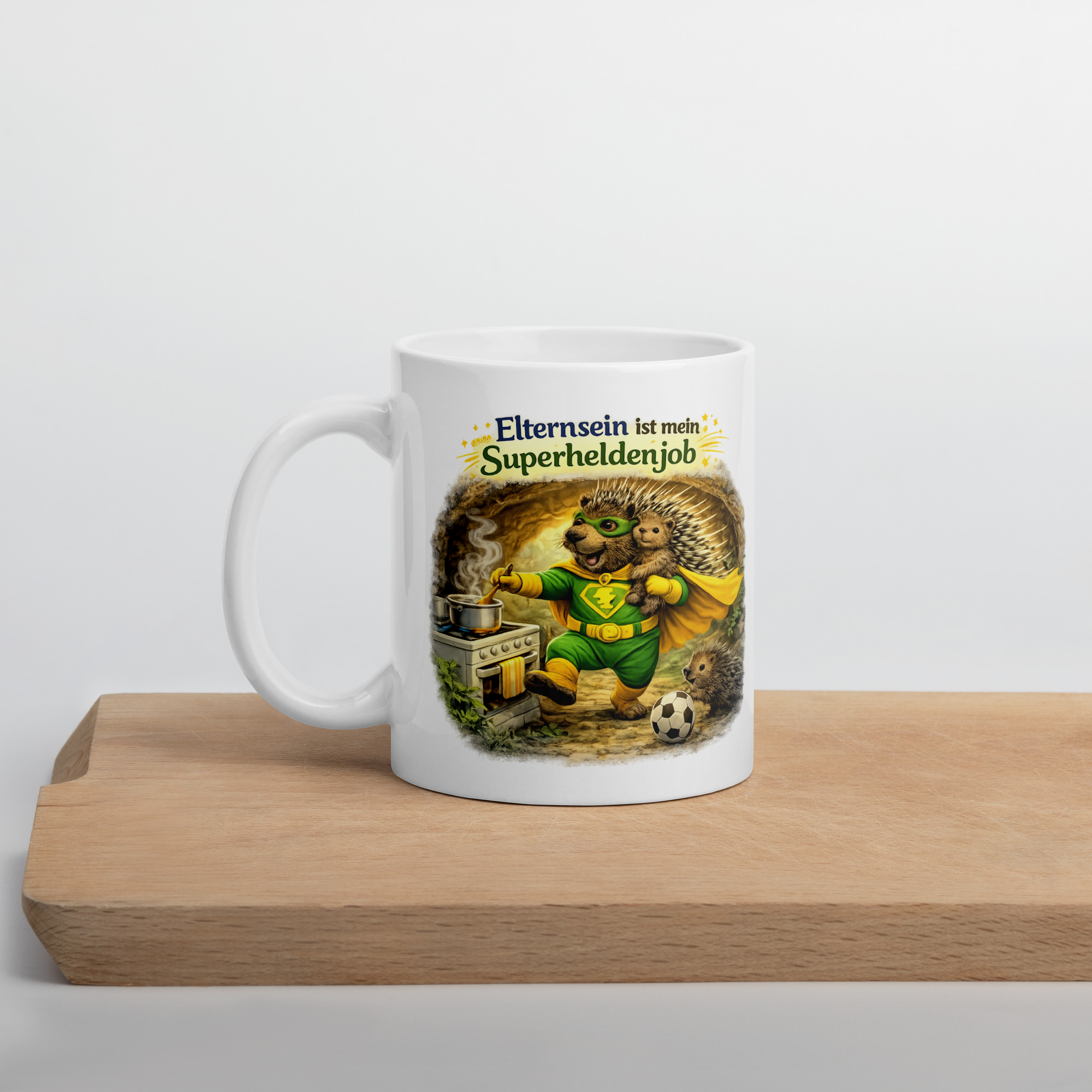 Tasse Elternsein ist mein Superheldenjob 2 Tasse Elternsein ist mein Superheldenjob – Bild 2