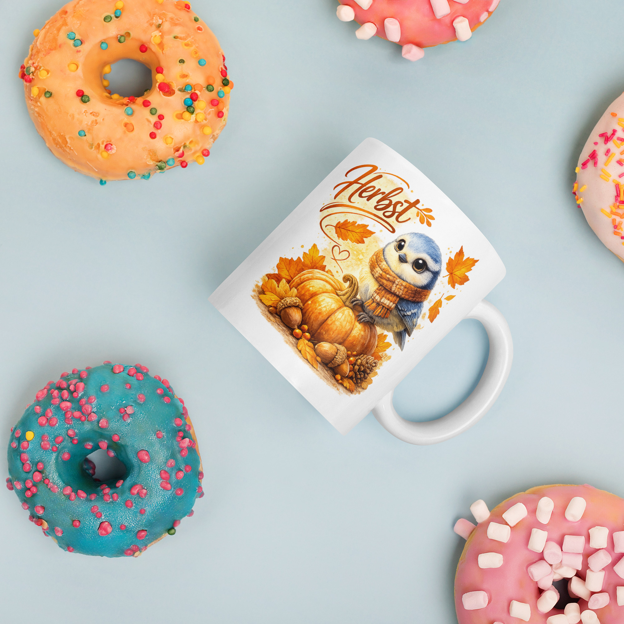 Tasse Blaumeise Herbst 3 Tasse Blaumeise Herbst – Bild 3