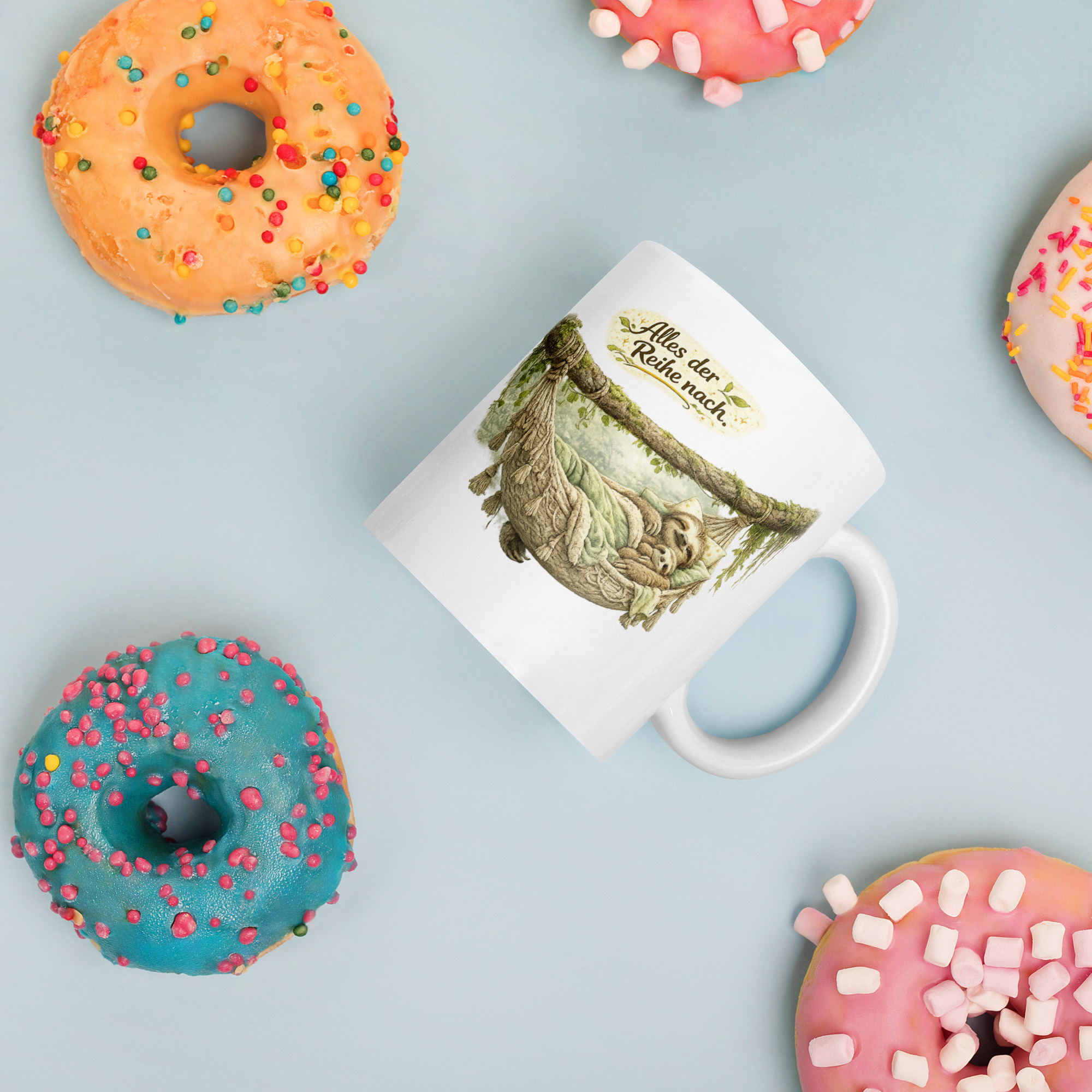 Tasse chillendes Faultier 3 Tasse chillendes Faultier – Bild 3