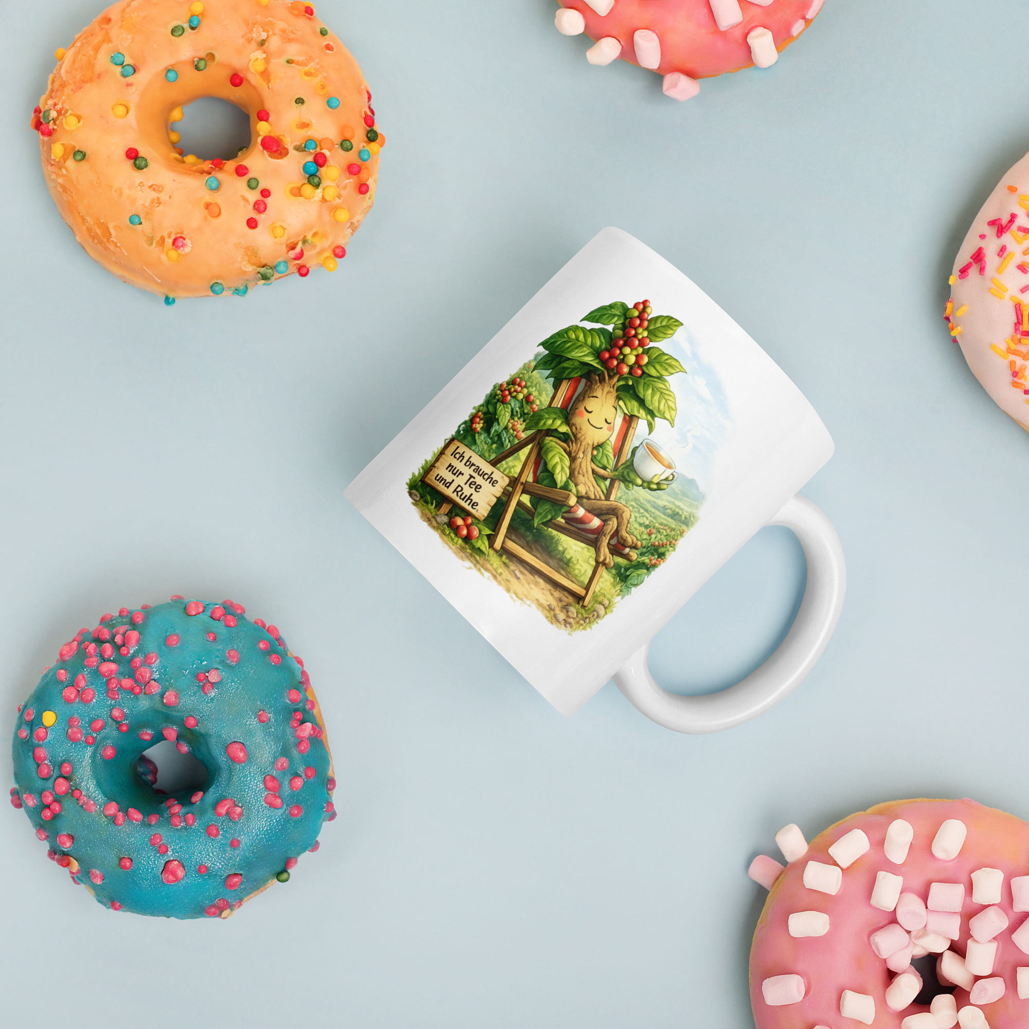 Tasse teetrinkende Kaffeepflanze 3 Tasse teetrinkende Kaffeepflanze – Bild 3