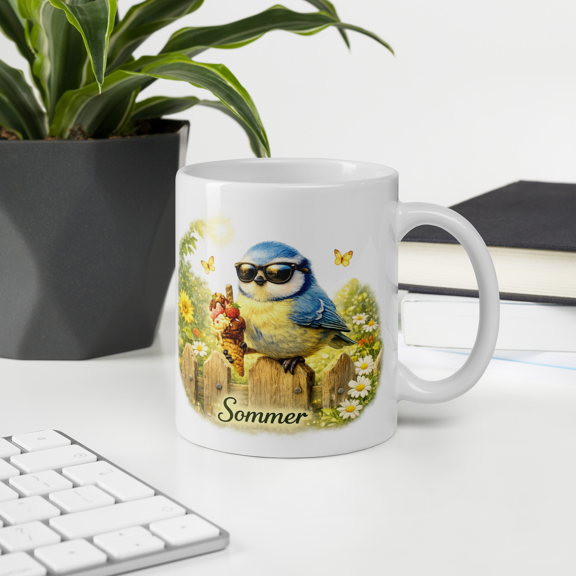 Tasse Blaumeise Sommer 1 Tasse Blaumeise Sommer