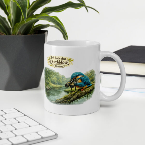Tasse Eisvogel mit Durchblick