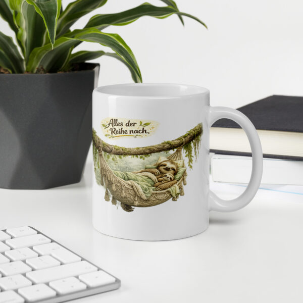 Tasse chillendes Faultier