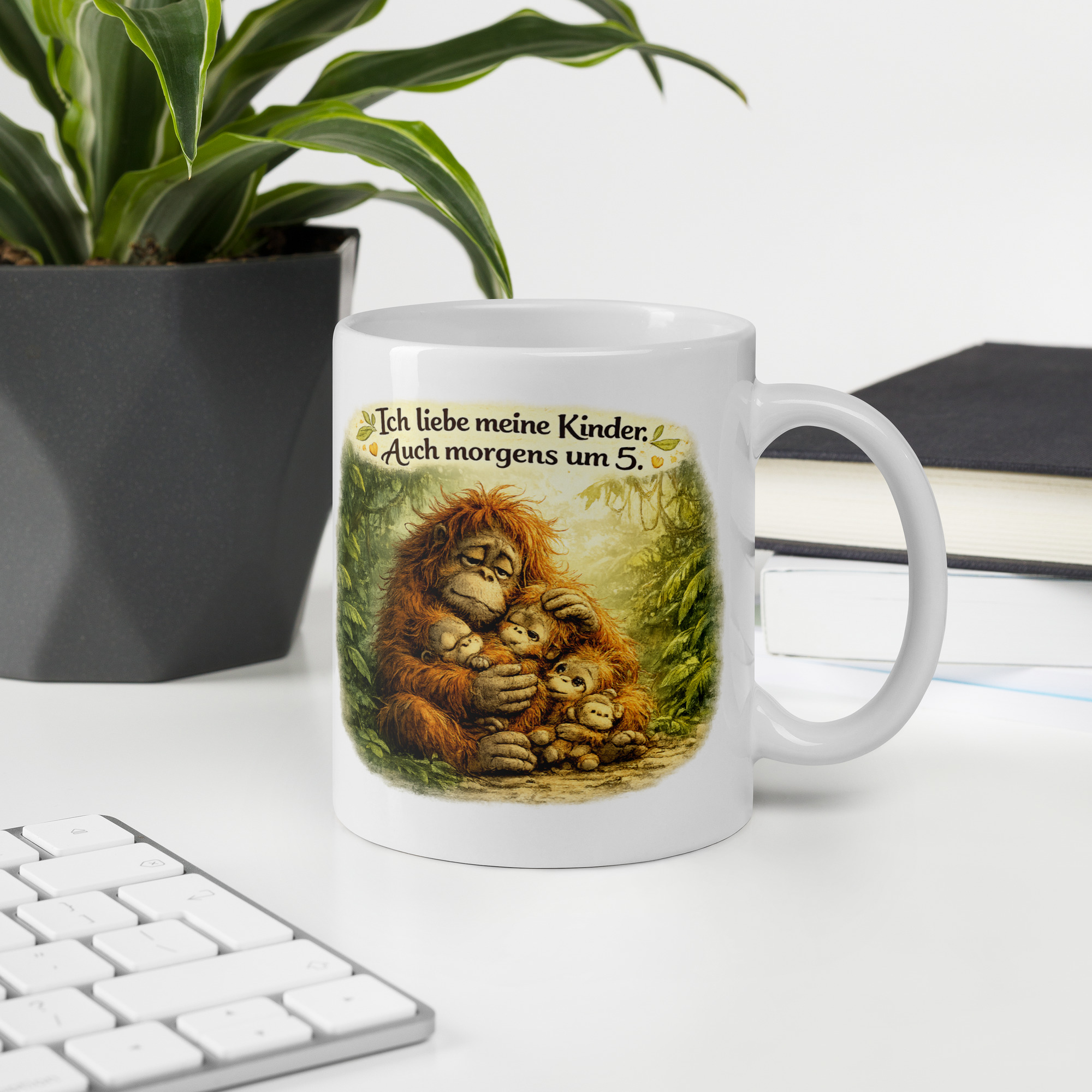 Tasse Elternliebe Orang Utan