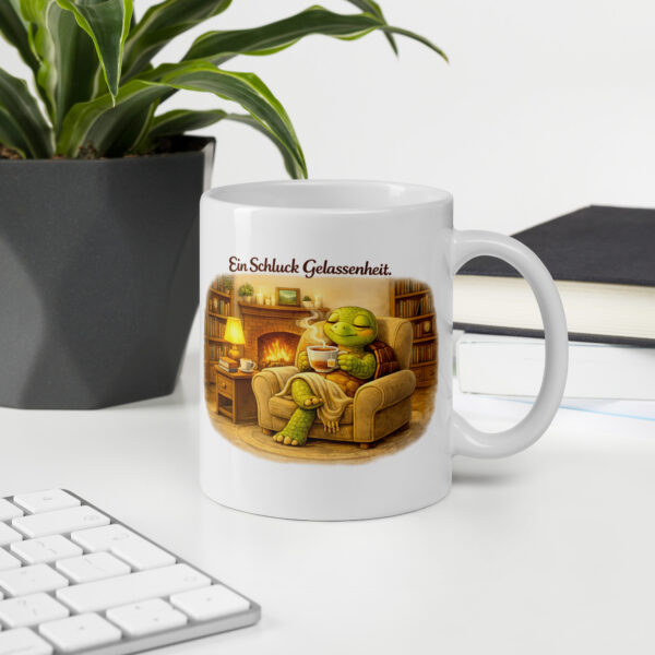 Tasse ein Schluck Gelassenheit