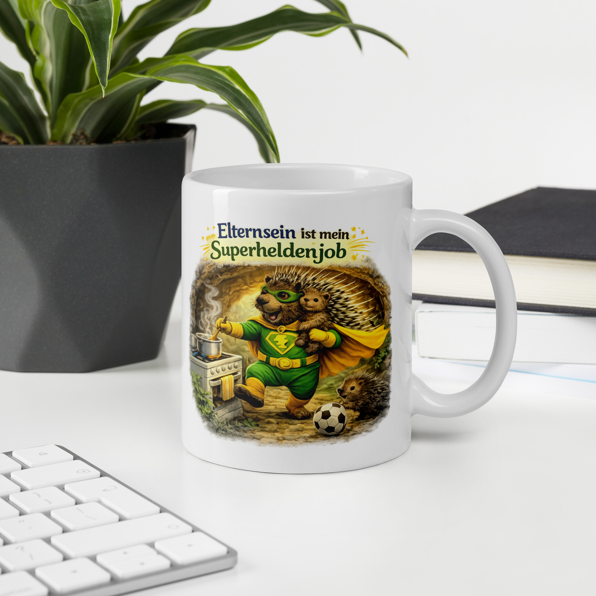 Tasse Elternsein ist mein Superheldenjob