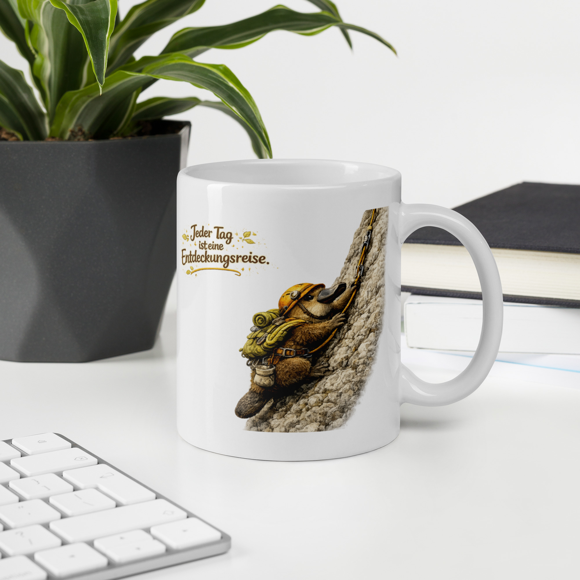 Tasse Schnabeltier auf Entdeckungsreise