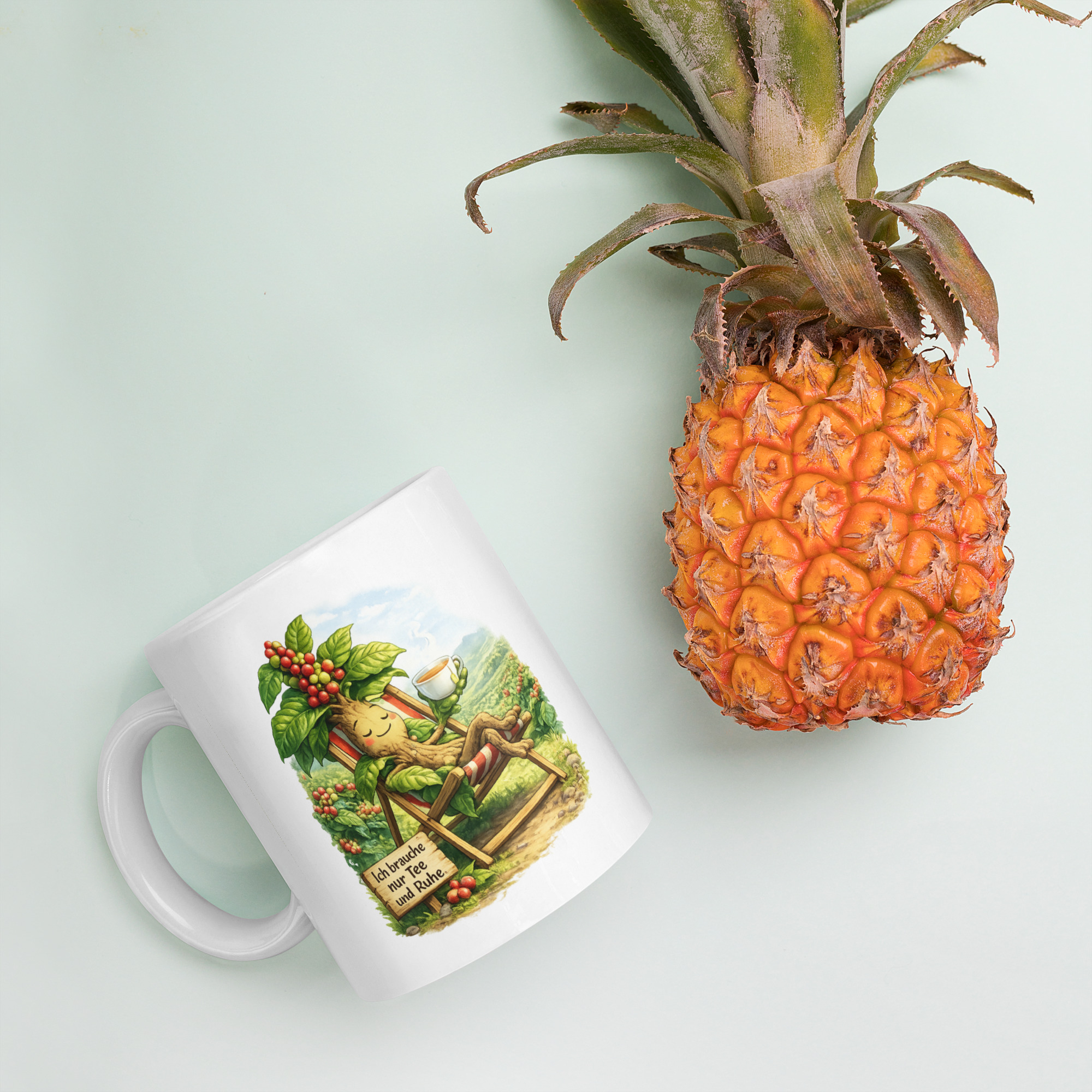 Tasse teetrinkende Kaffeepflanze 4 Tasse teetrinkende Kaffeepflanze – Bild 4