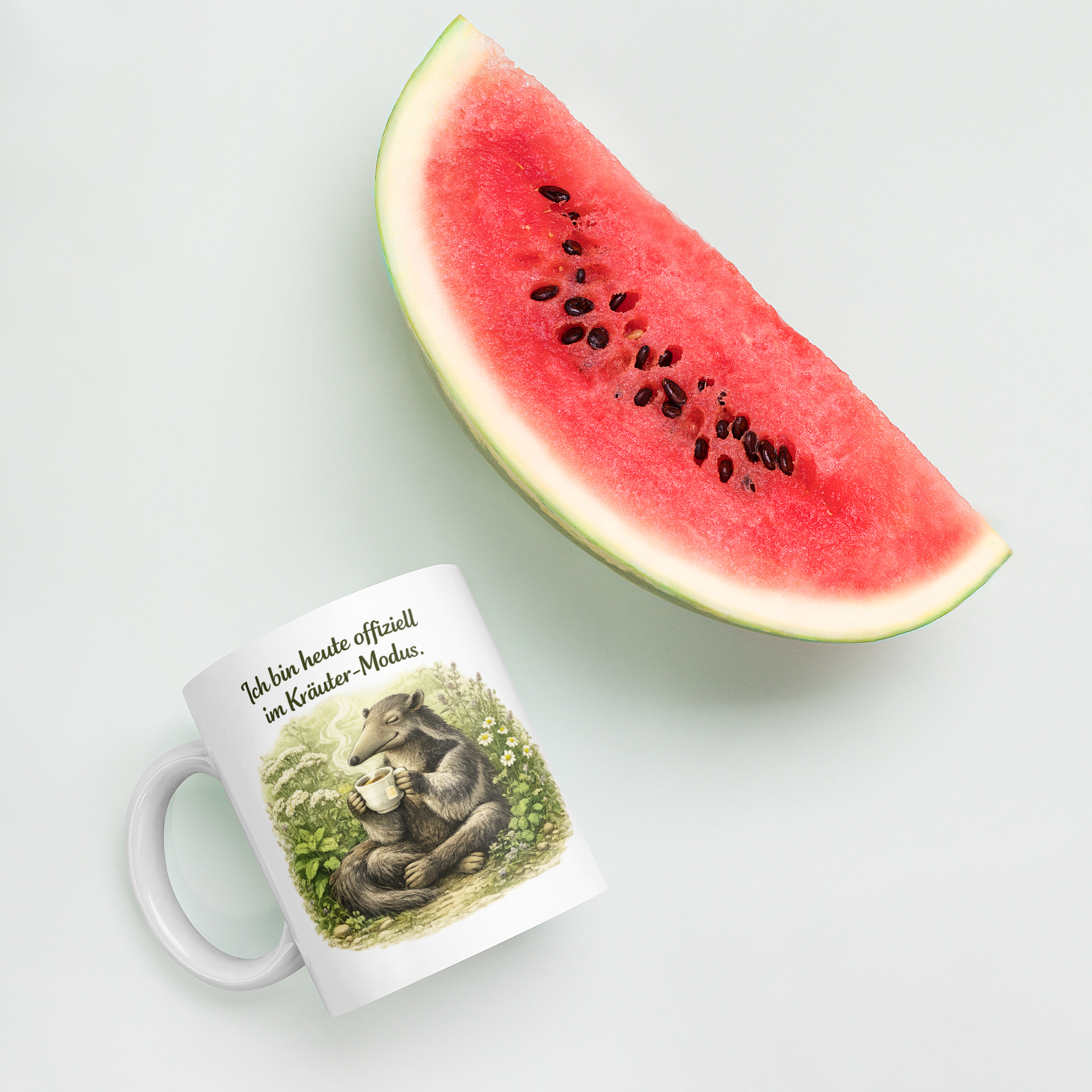 Tasse teetrinkender Ameisenbär 5 Tasse teetrinkender Ameisenbär – Bild 5