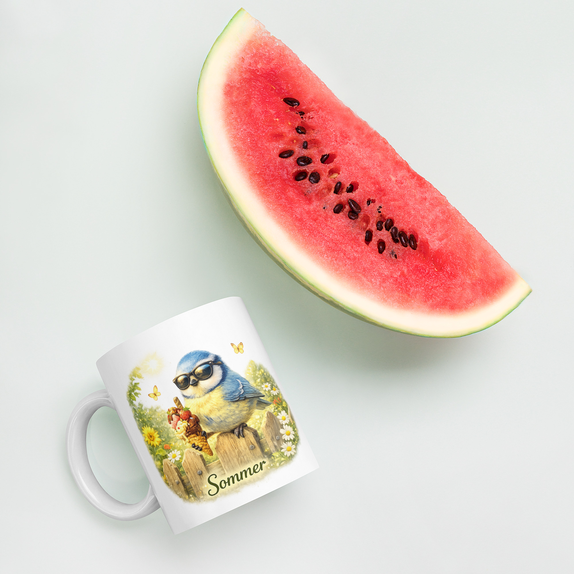Tasse Blaumeise Sommer 5 Tasse Blaumeise Sommer – Bild 5