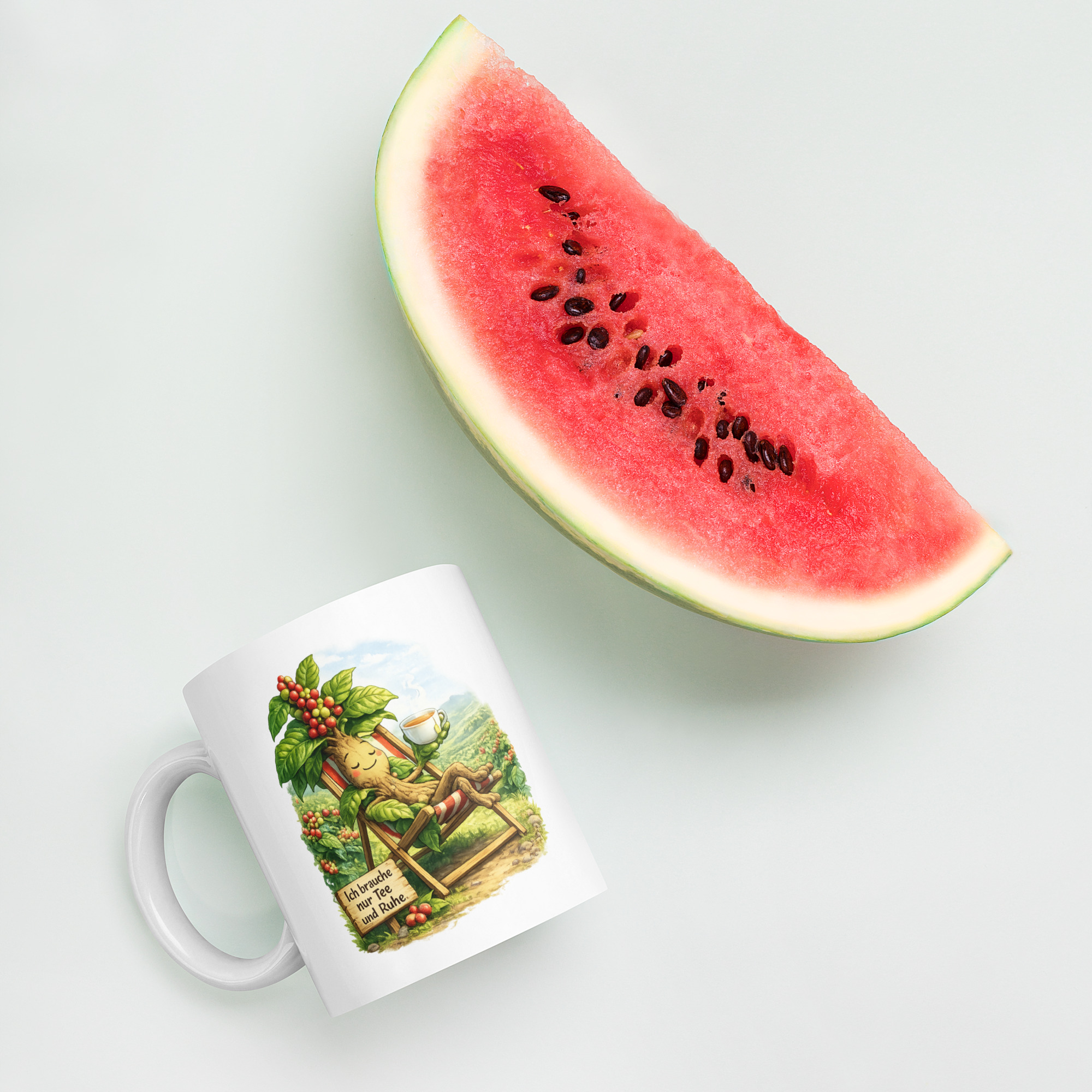 Tasse teetrinkende Kaffeepflanze 5 Tasse teetrinkende Kaffeepflanze – Bild 5