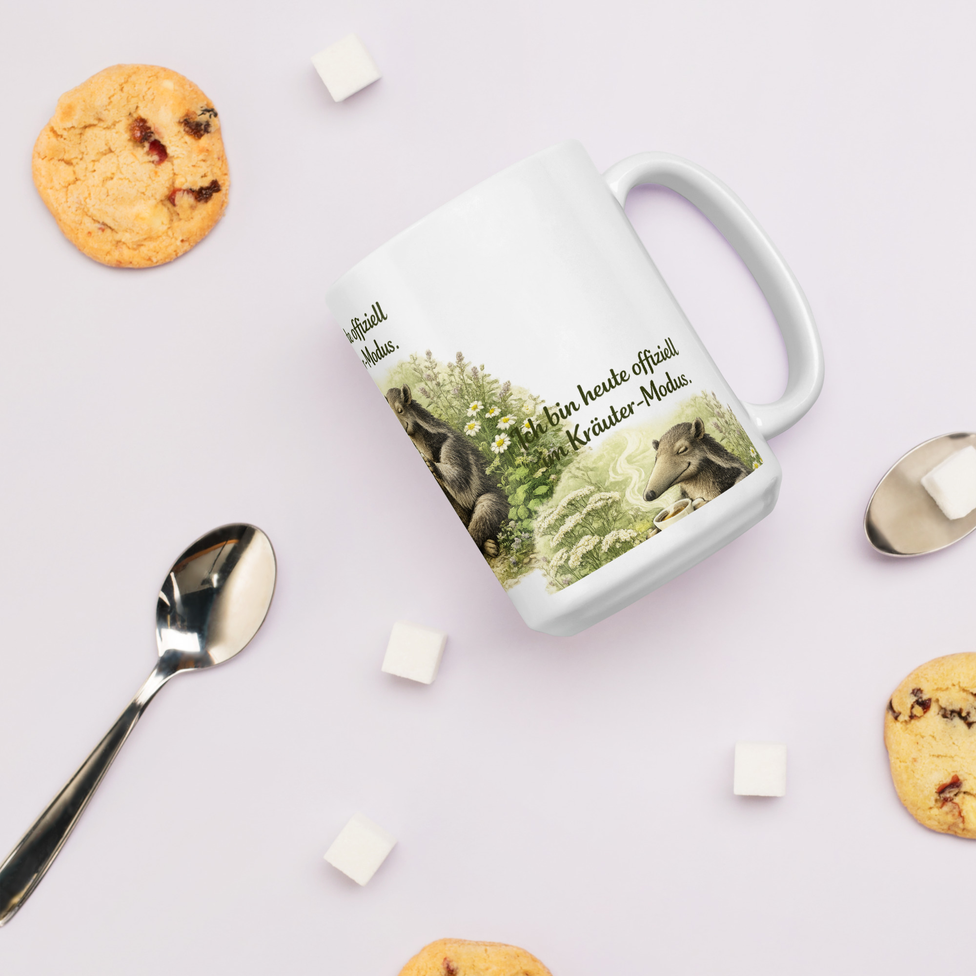 Tasse teetrinkender Ameisenbär 8 Tasse teetrinkender Ameisenbär – Bild 8