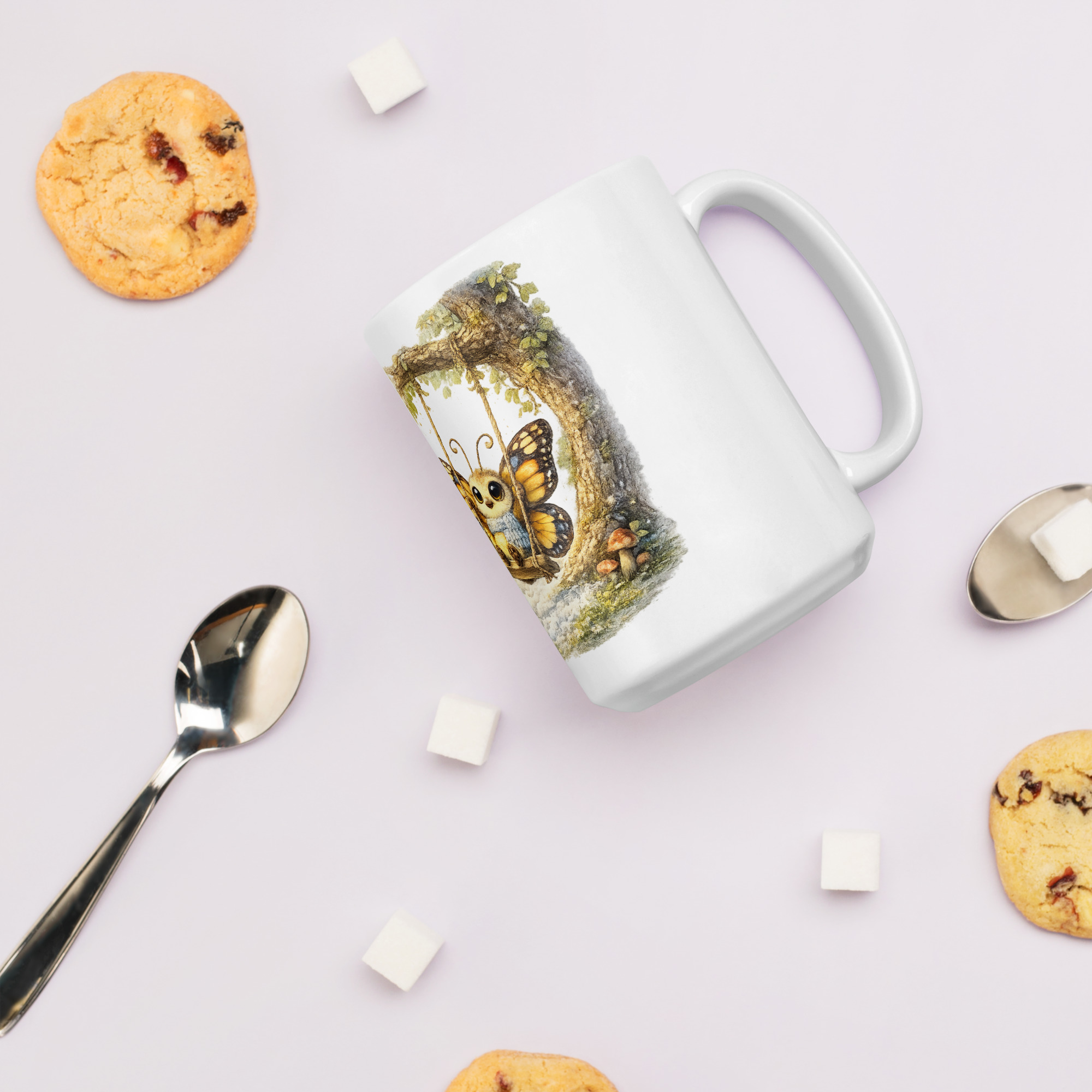 Tasse schaukelnder Schmetterling im Winter 8 Tasse schaukelnder Schmetterling im Winter – Bild 8