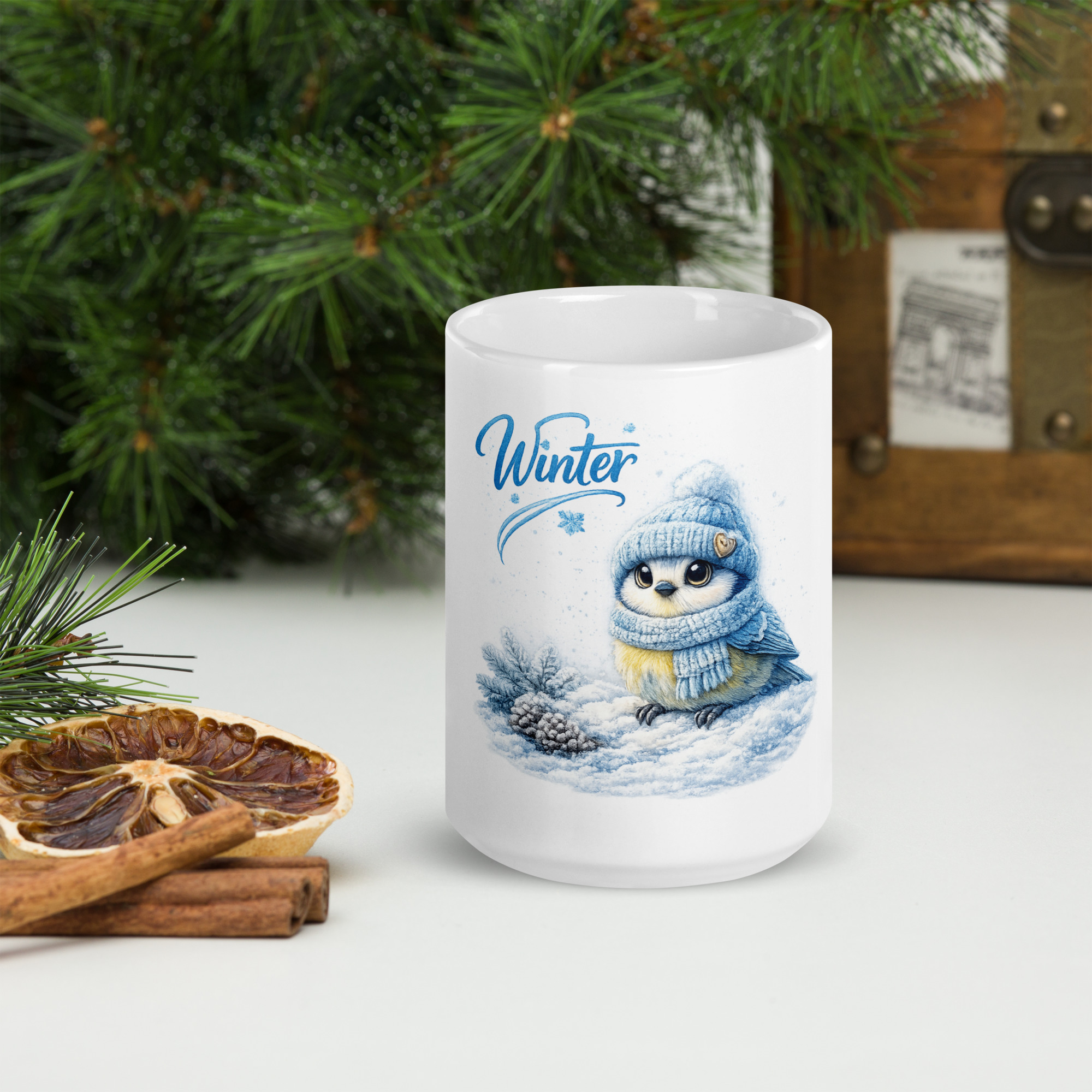 Tasse Blaumeise Winter 6 Tasse Blaumeise Winter – Bild 6