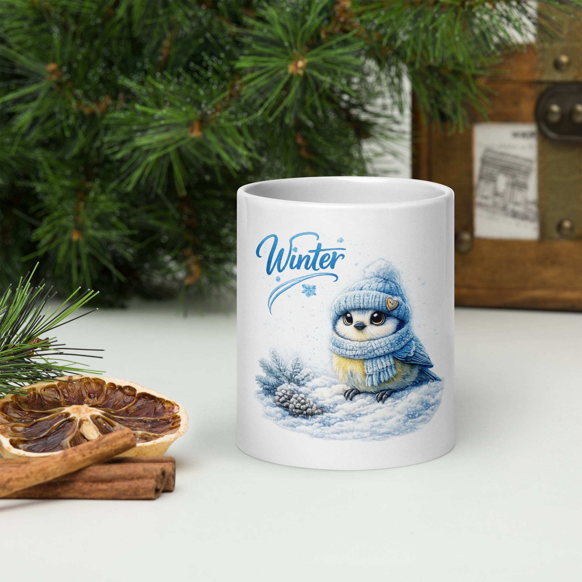 Tasse Blaumeise Winter 9 Tasse Blaumeise Winter – Bild 9