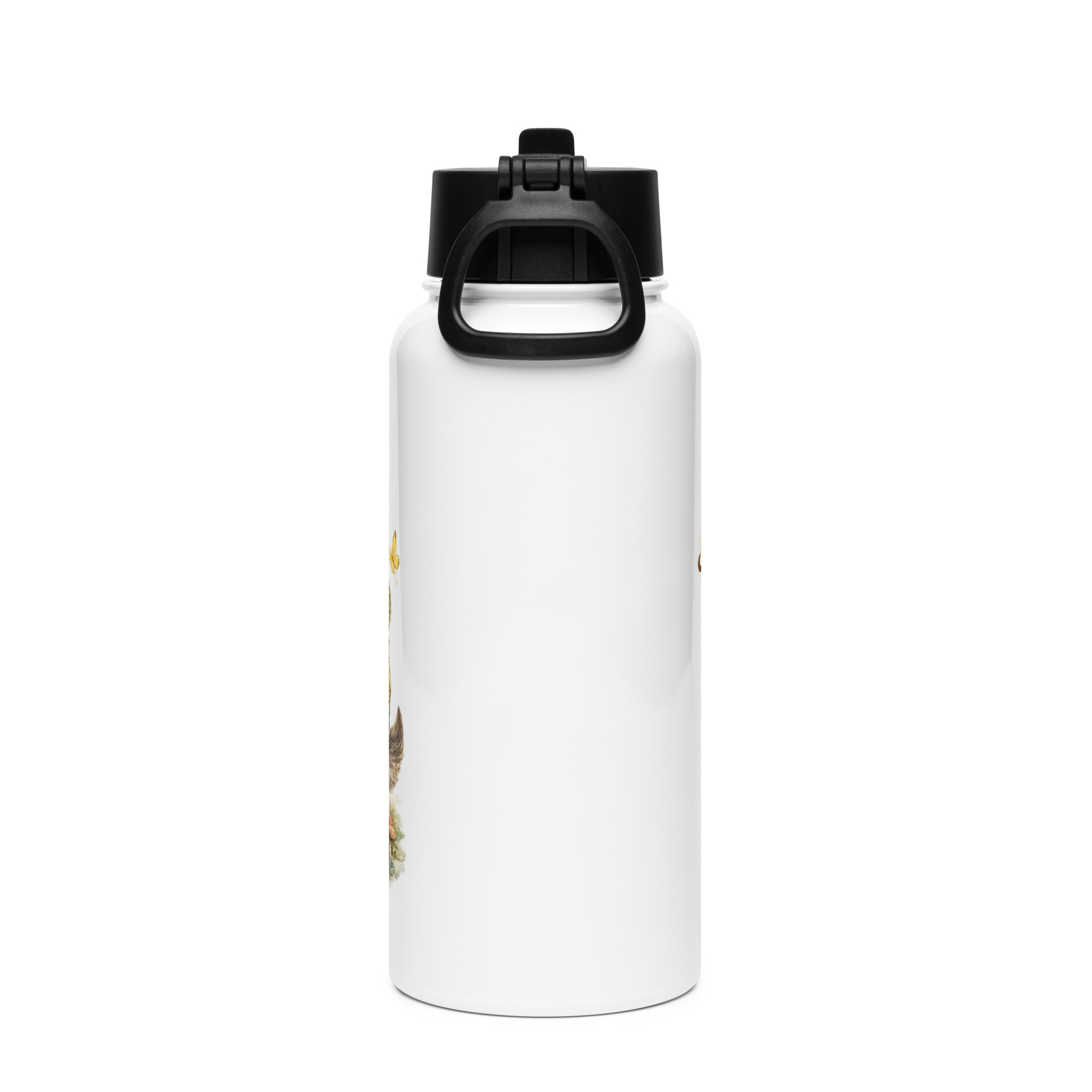 Edelstahl Trinkflasche mit Strohhalm abenteuerlustiger Wolf 10 Edelstahl Trinkflasche mit Strohhalm abenteuerlustiger Wolf – Bild 10