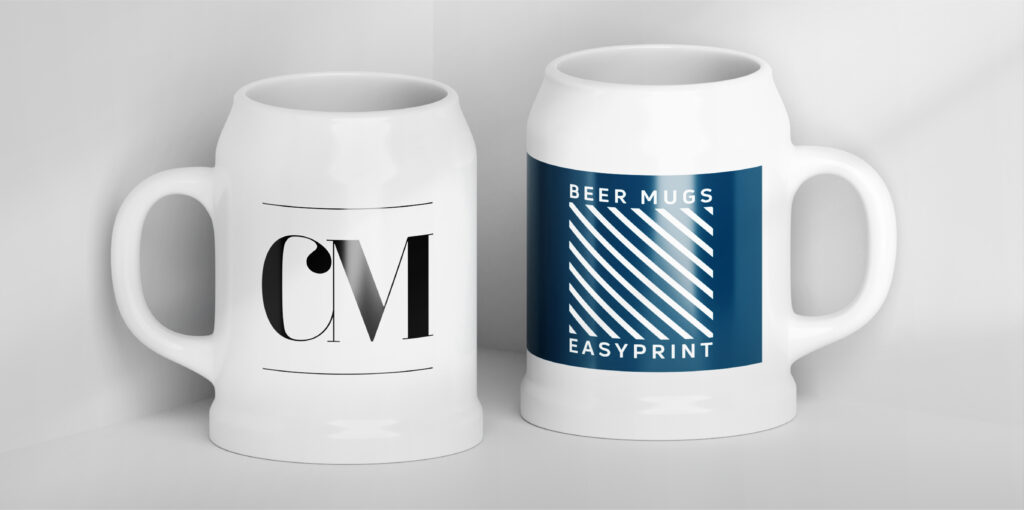Bierkrüge – Produktbeispiel für die individuelle Gestaltung