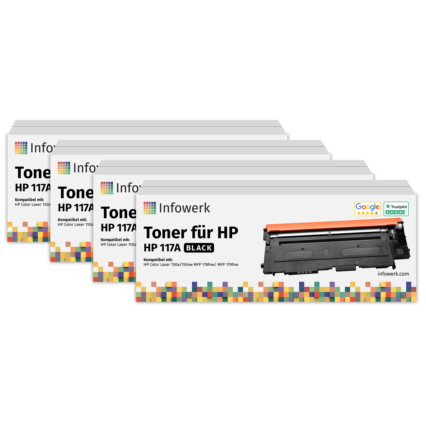 Toner 1 Toner – unbedruckter Bürobedarf