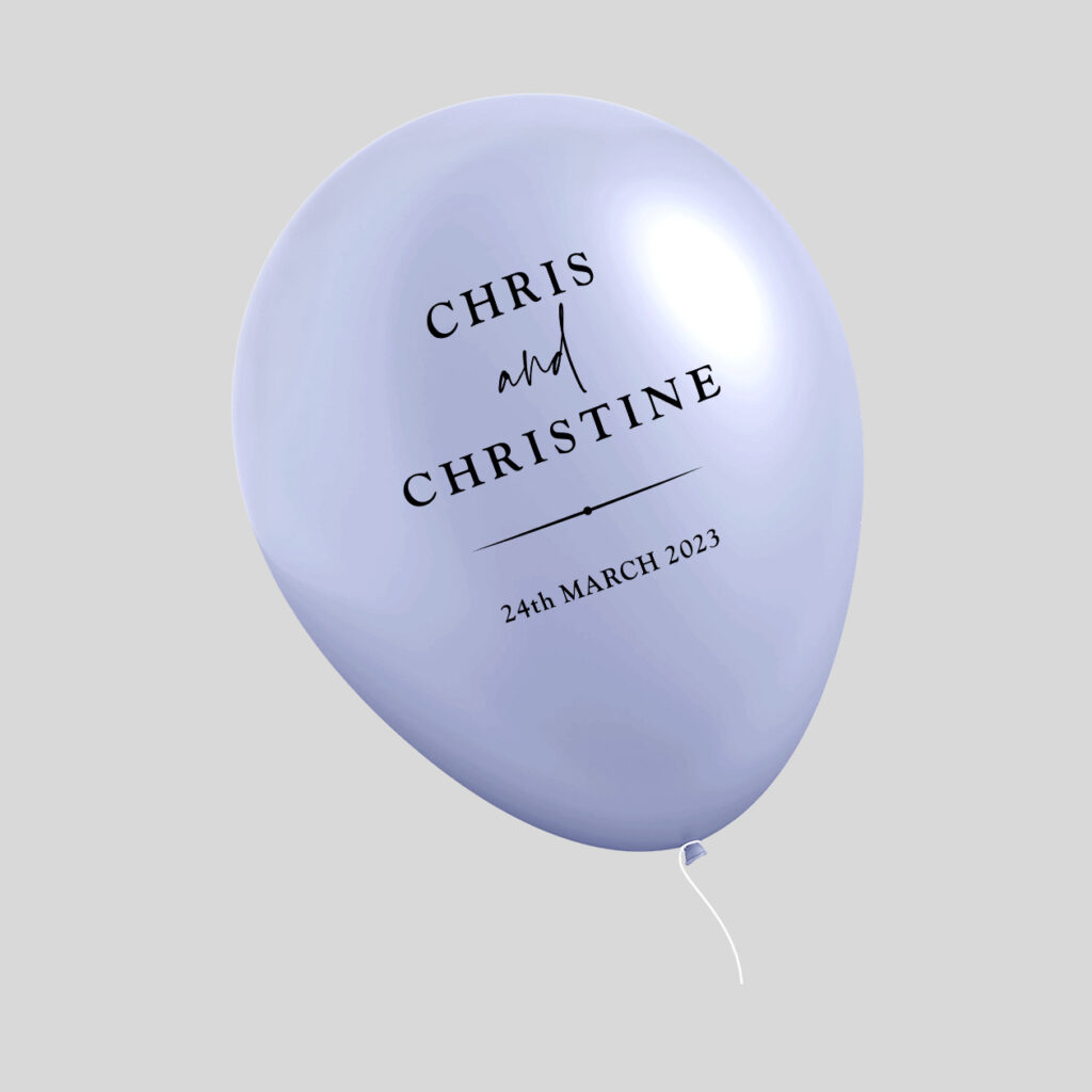 Luftballons – Produktbeispiel für die individuelle Gestaltung