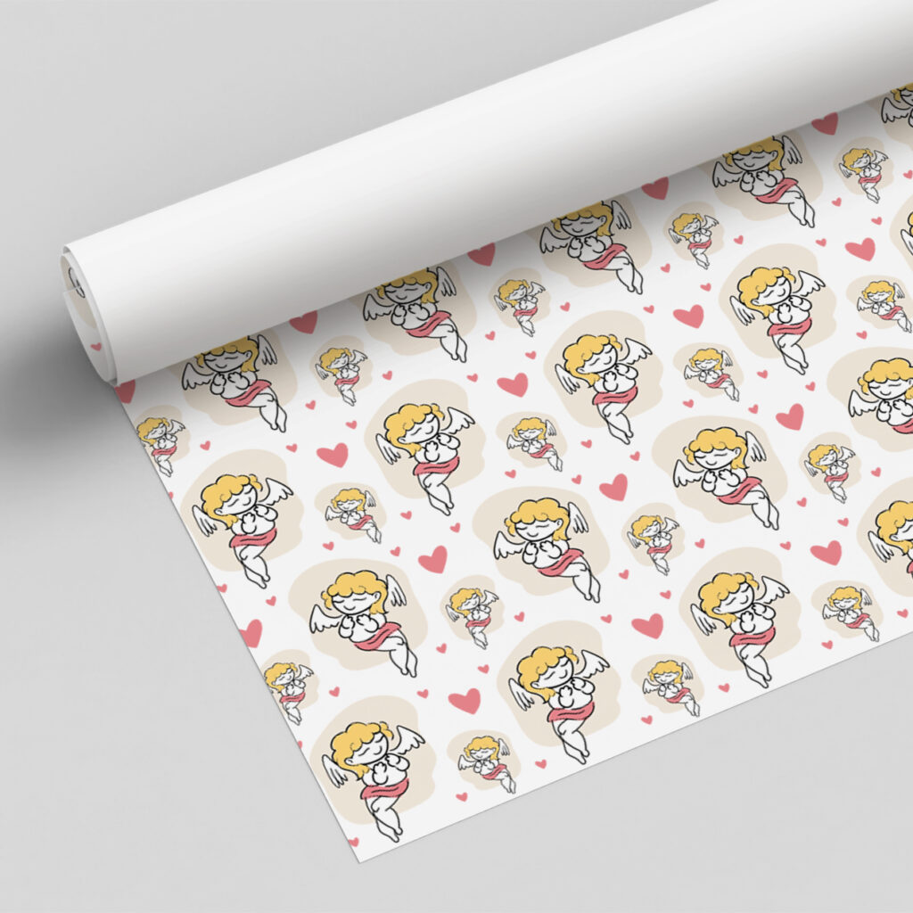 Geschenkpapier – Produktbeispiel aus dem METEOR-MEDIEN Druckshop