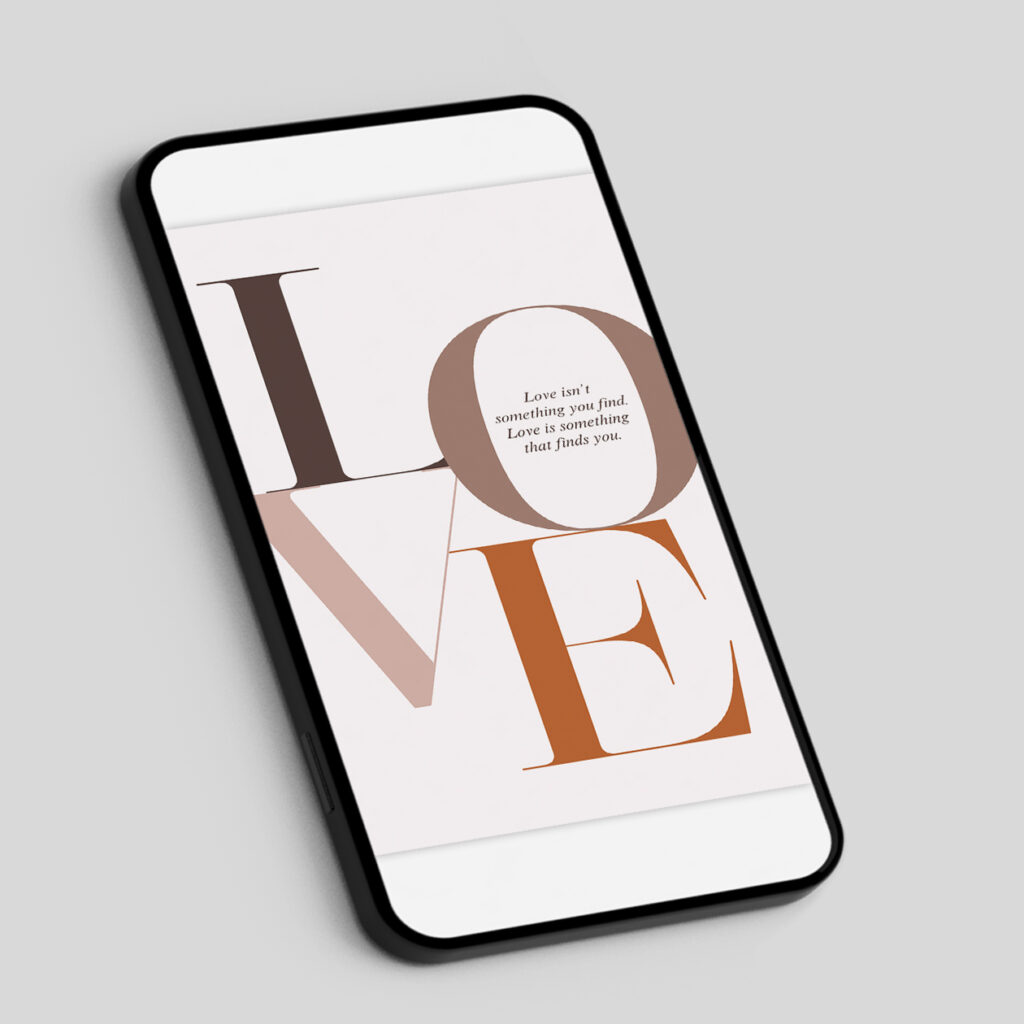 Digitale Grußkarten – Beispiel einer digitalen Gestaltung