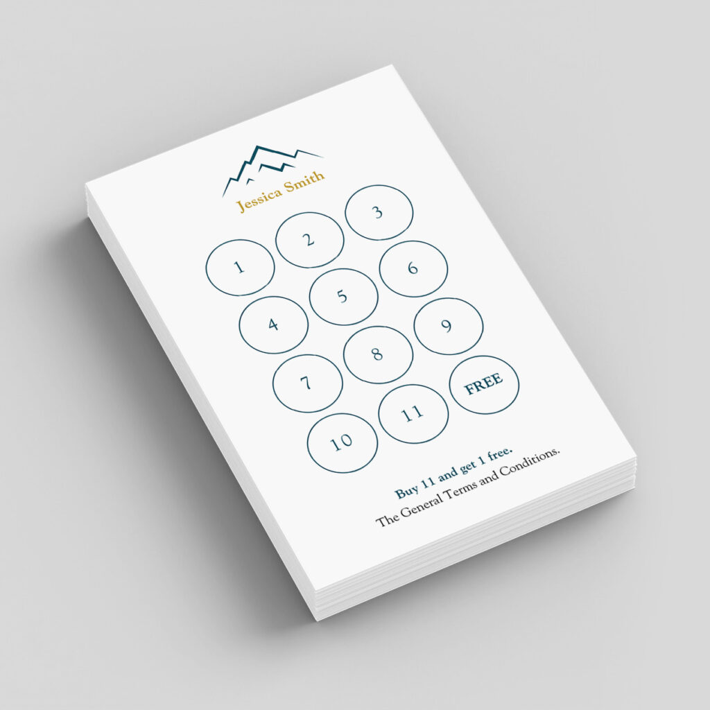 Bonuskarten – Produktbeispiel für die individuelle Gestaltung