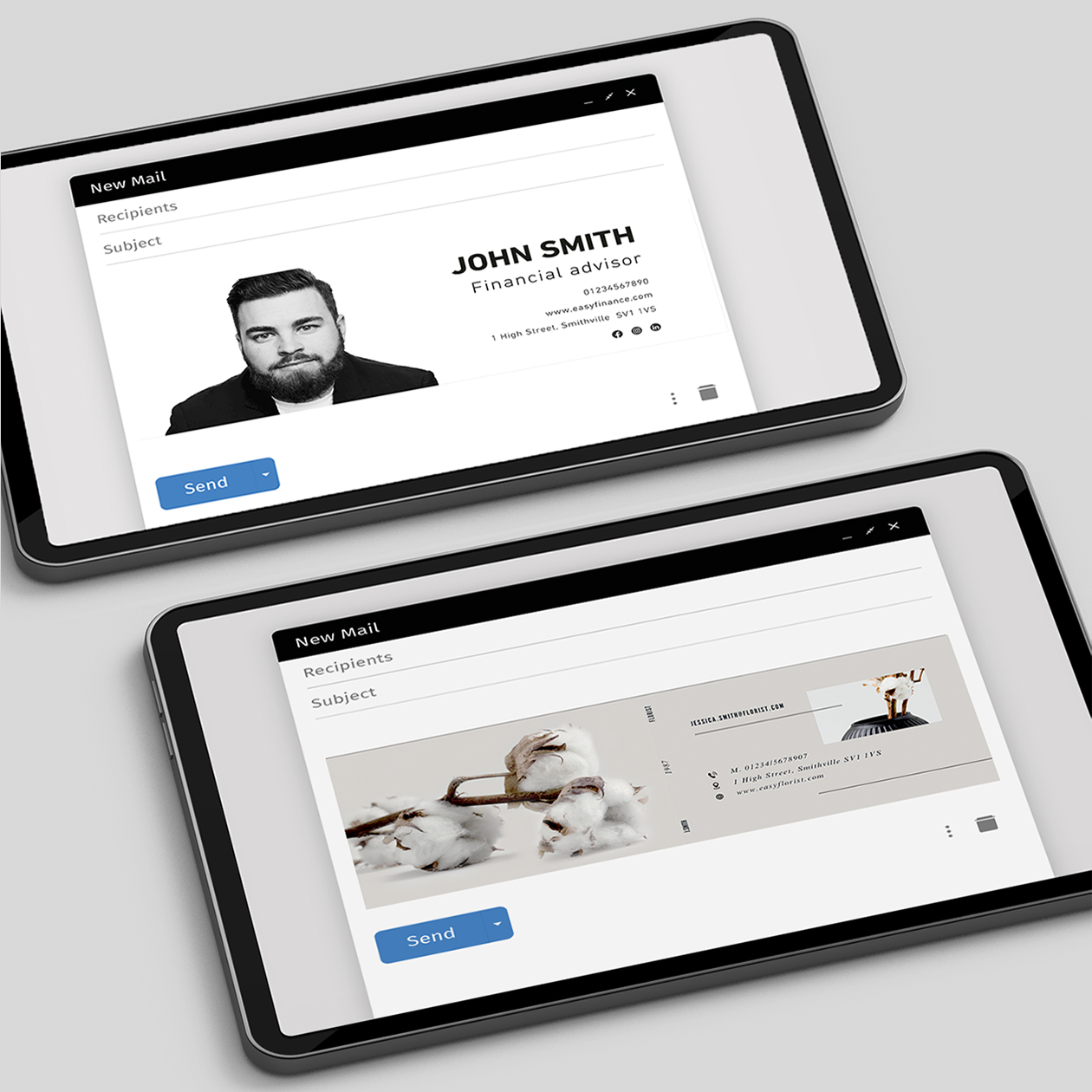 E-Mail-Signaturen 1 E-Mail-Signaturen – Beispiel einer digitalen Gestaltung