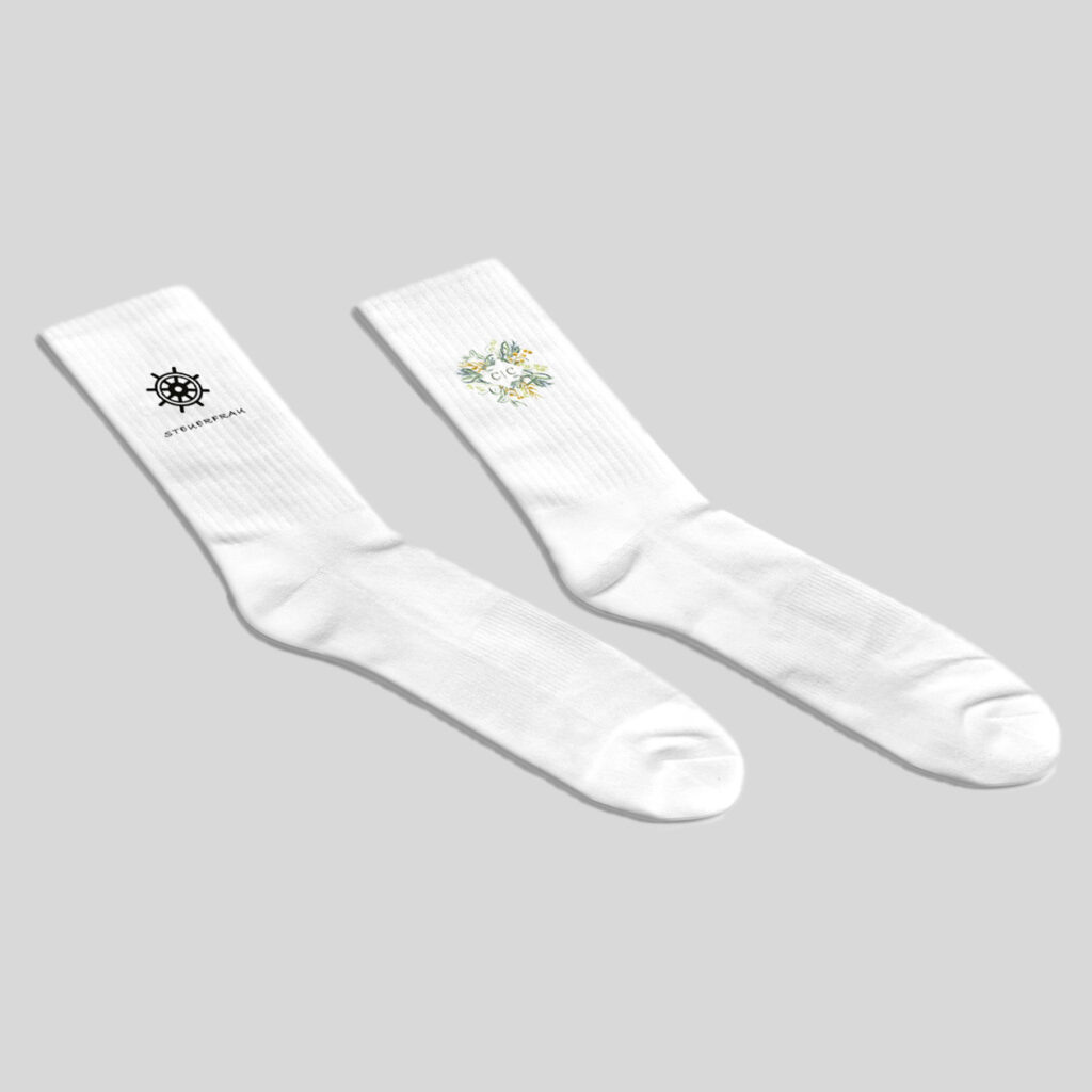 Tennissocken – Produktbeispiel für die individuelle Gestaltung