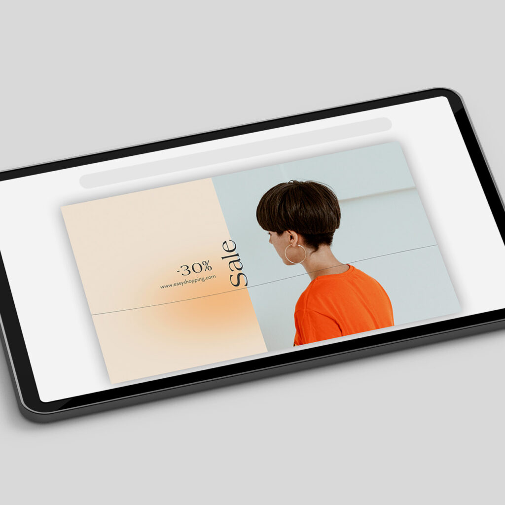 YouTube-Kanalbanner – Beispiel einer digitalen Gestaltung